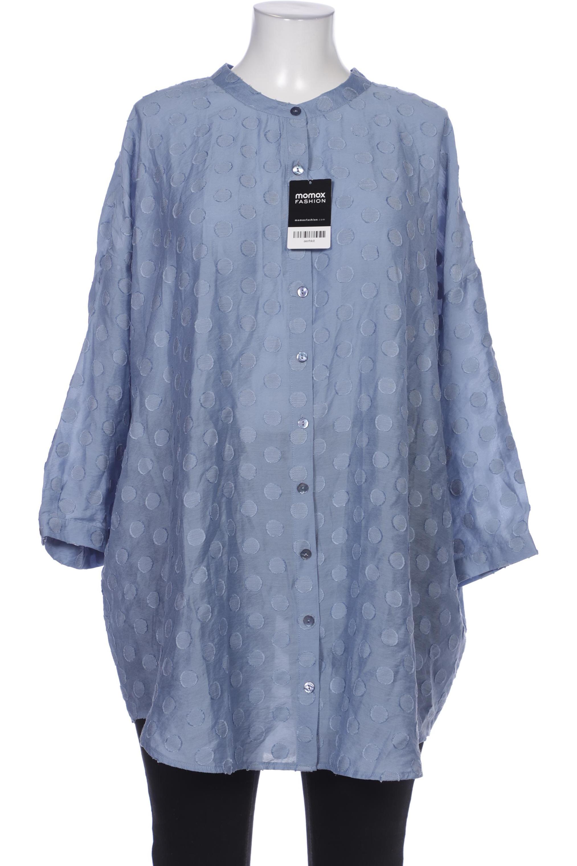 

Selection by Ulla Popken Damen Bluse, blau, Gr. 46