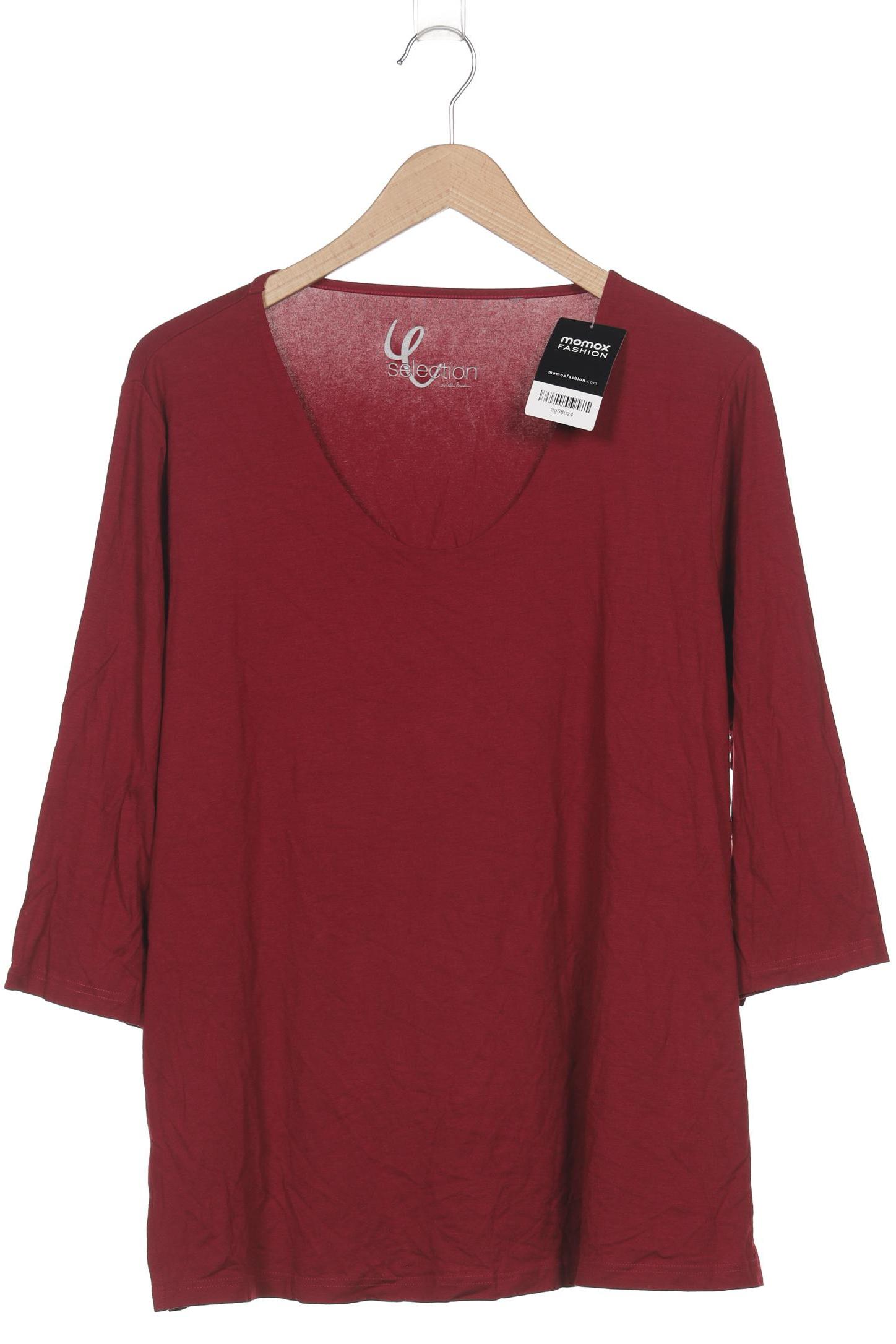

Selection by Ulla Popken Damen T-Shirt, bordeaux, Gr. 46