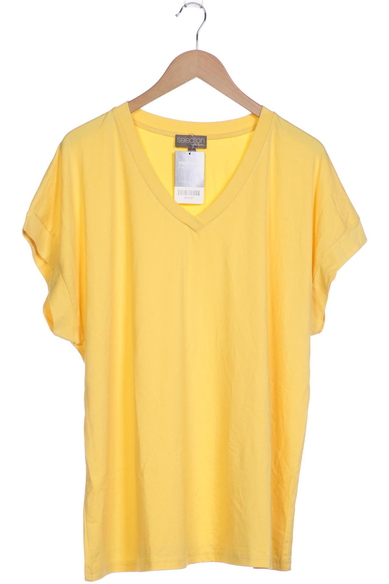 

Selection by Ulla Popken Damen T-Shirt, gelb, Gr. 46