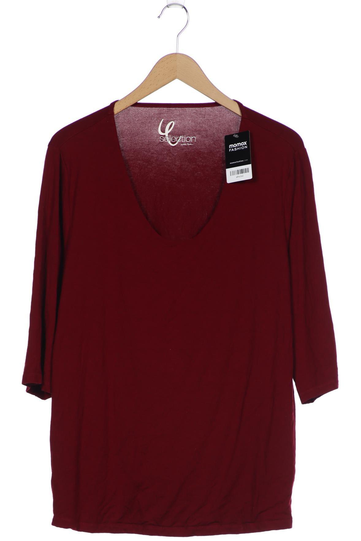 

Selection by Ulla Popken Damen Langarmshirt, bordeaux