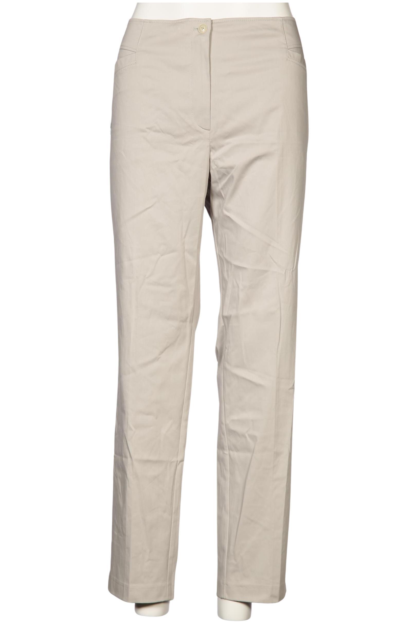 

Selection by Ulla Popken Damen Stoffhose, beige, Gr. 48