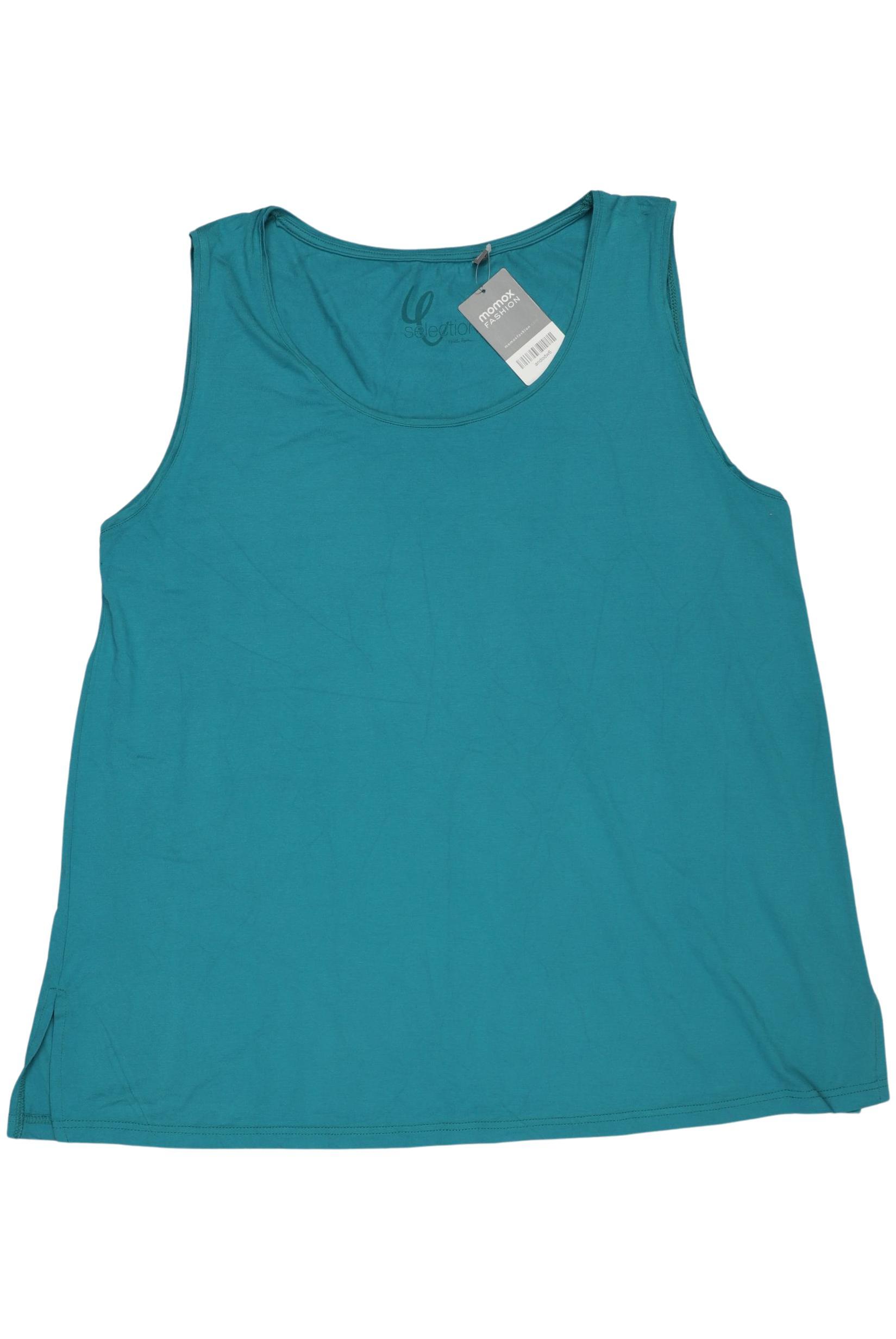 

Selection by Ulla Popken Damen Top, türkis, Gr. 46