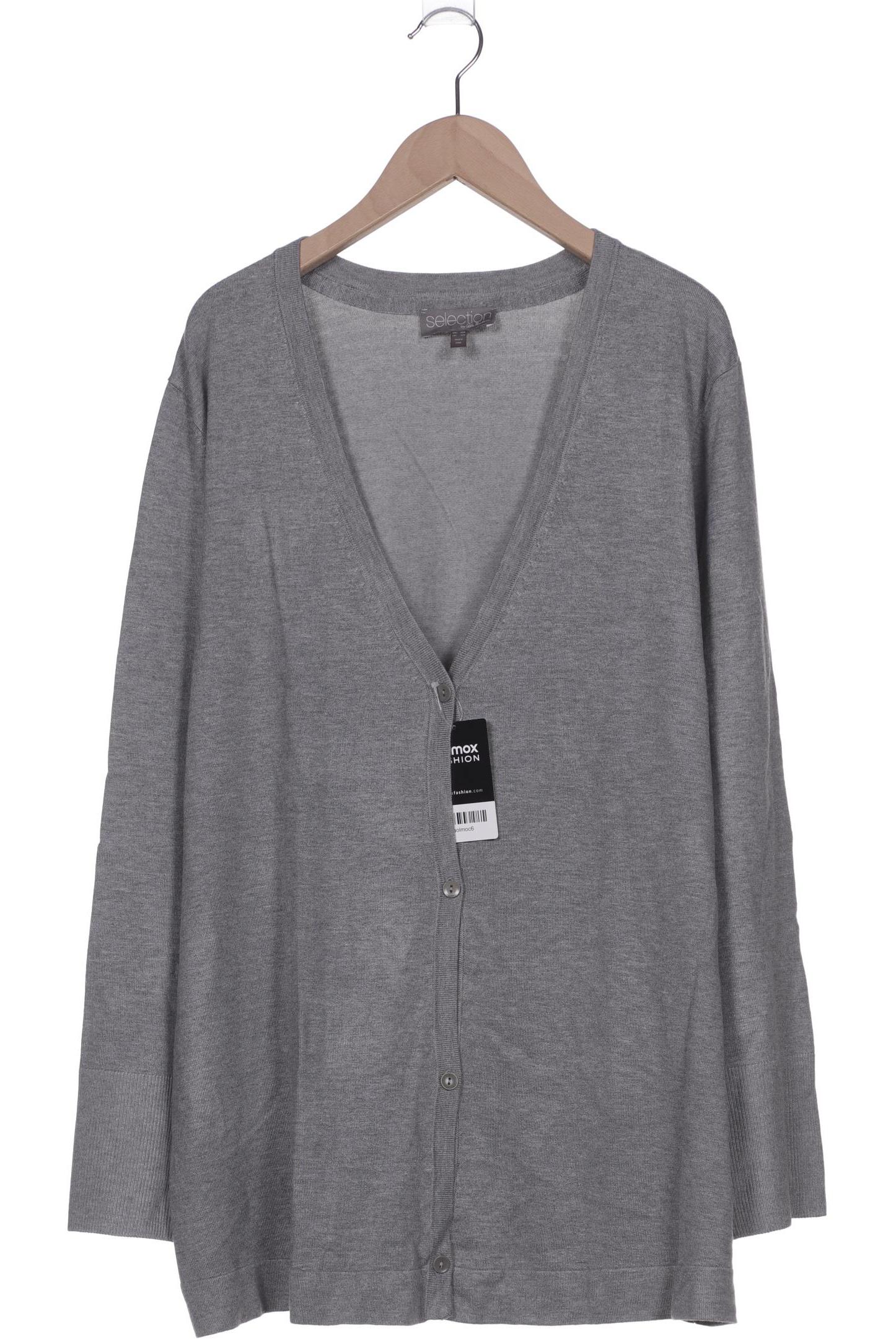 

Selection by Ulla Popken Damen Strickjacke, grau, Gr. 42