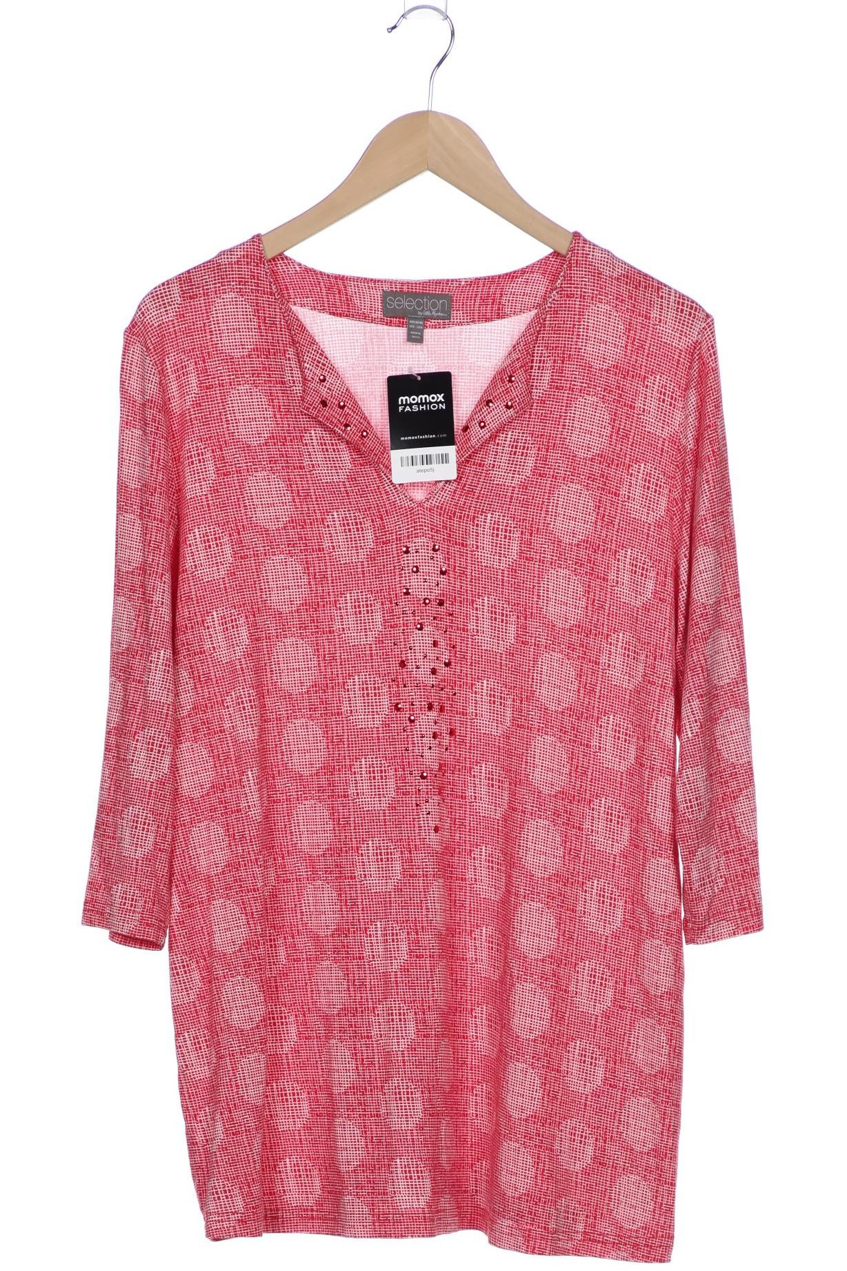 

Selection by Ulla Popken Damen Langarmshirt, rot, Gr. 42