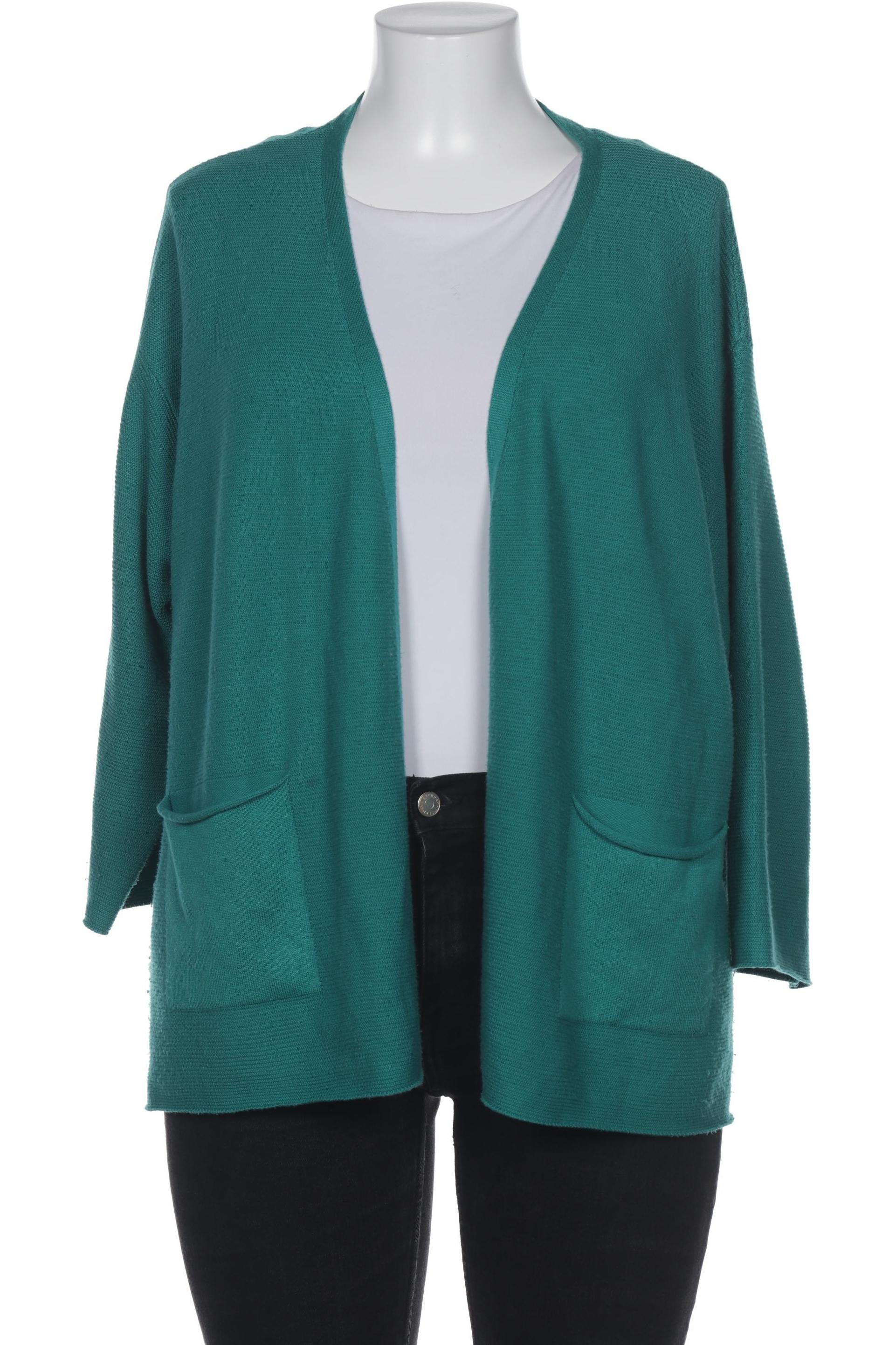 

Selection by Ulla Popken Damen Strickjacke, türkis, Gr. 46