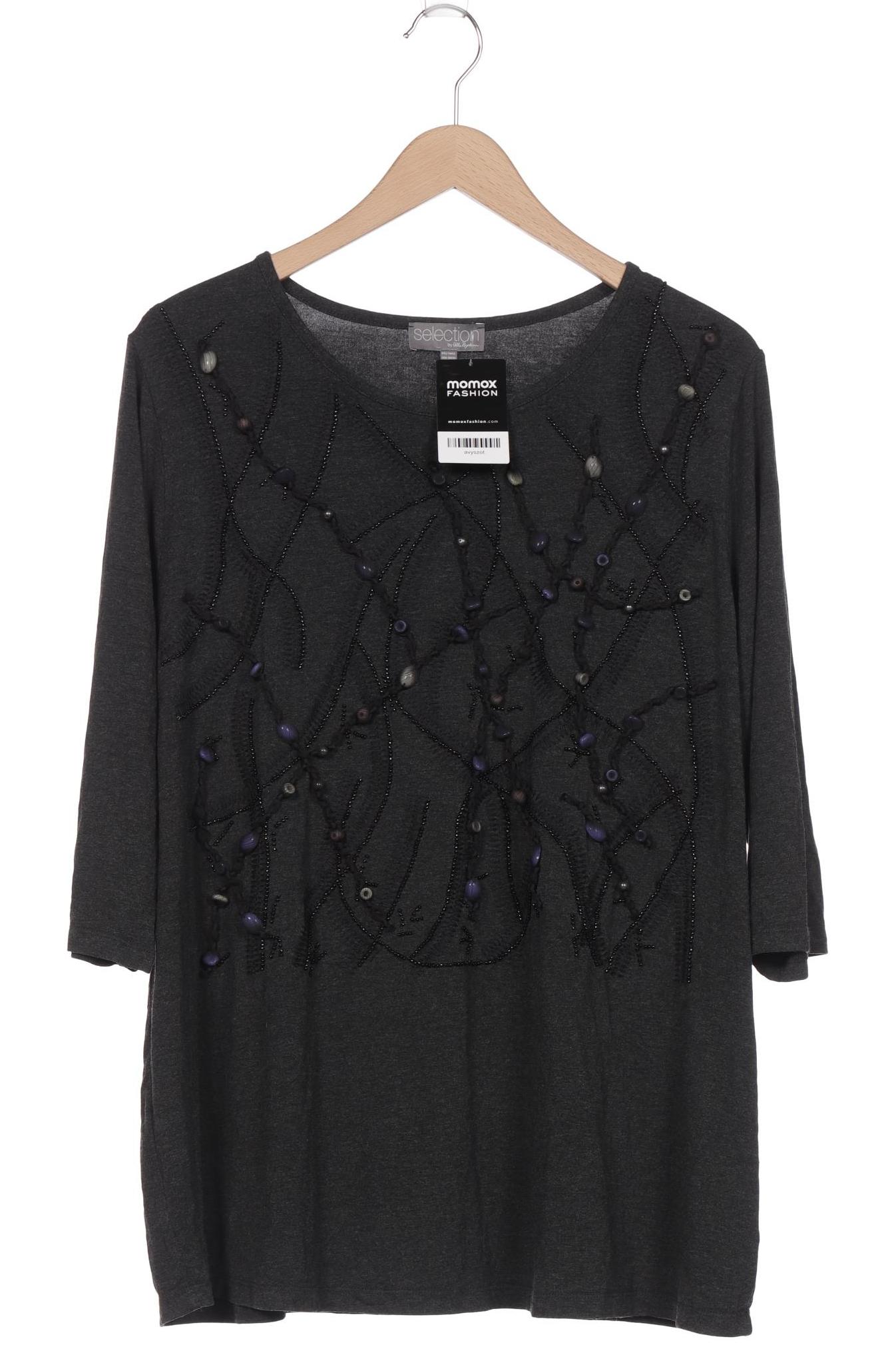 

Selection by Ulla Popken Damen Langarmshirt, grau