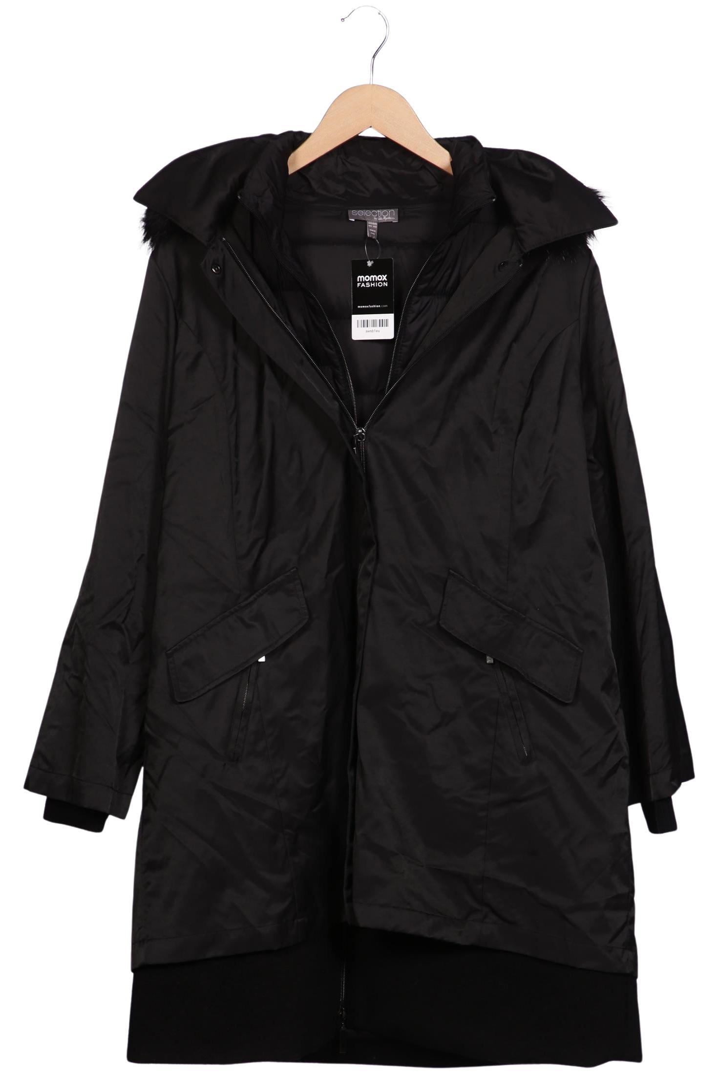 

Selection by Ulla Popken Damen Mantel, schwarz, Gr. 42