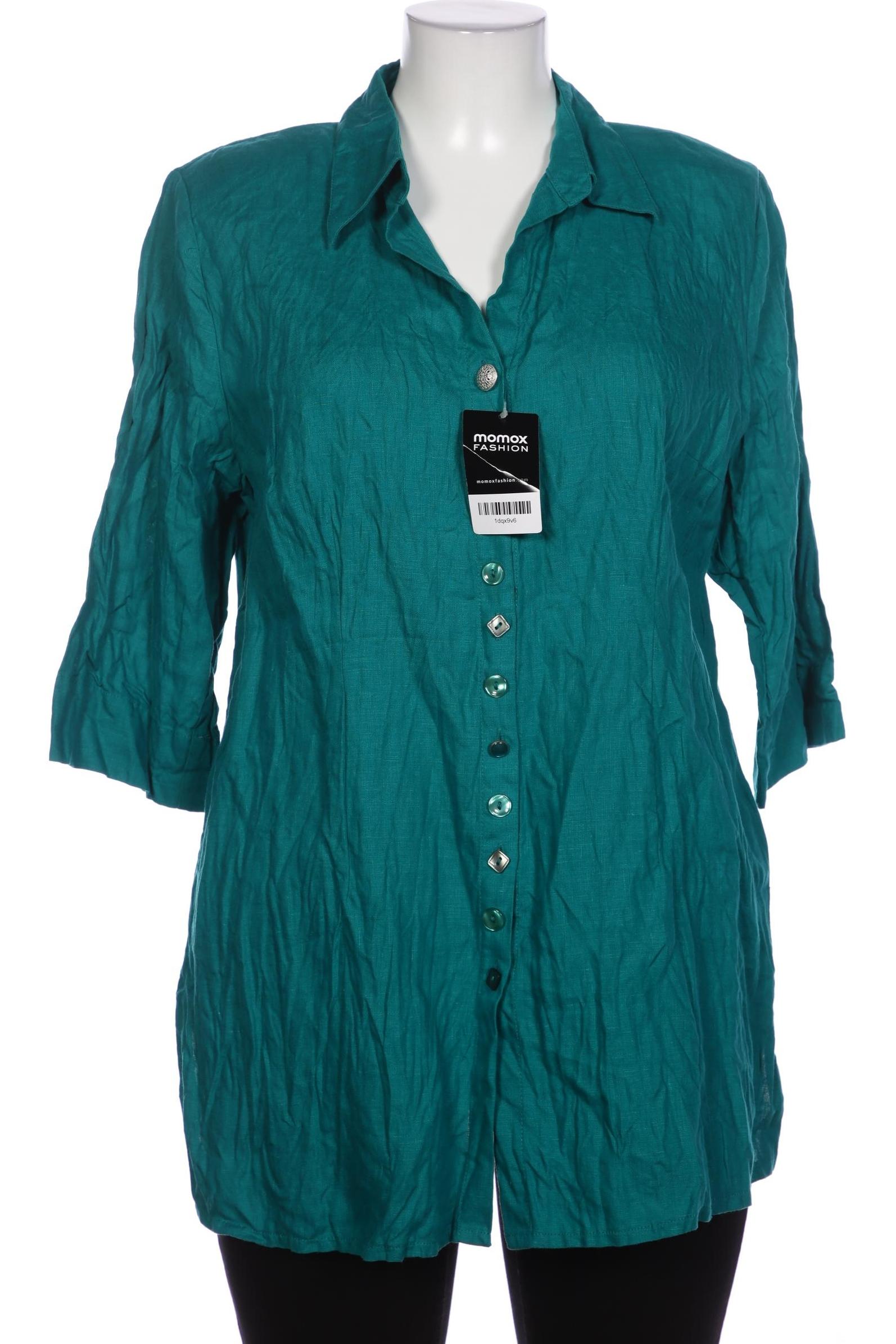 

Selection by Ulla Popken Damen Bluse, türkis, Gr. 42