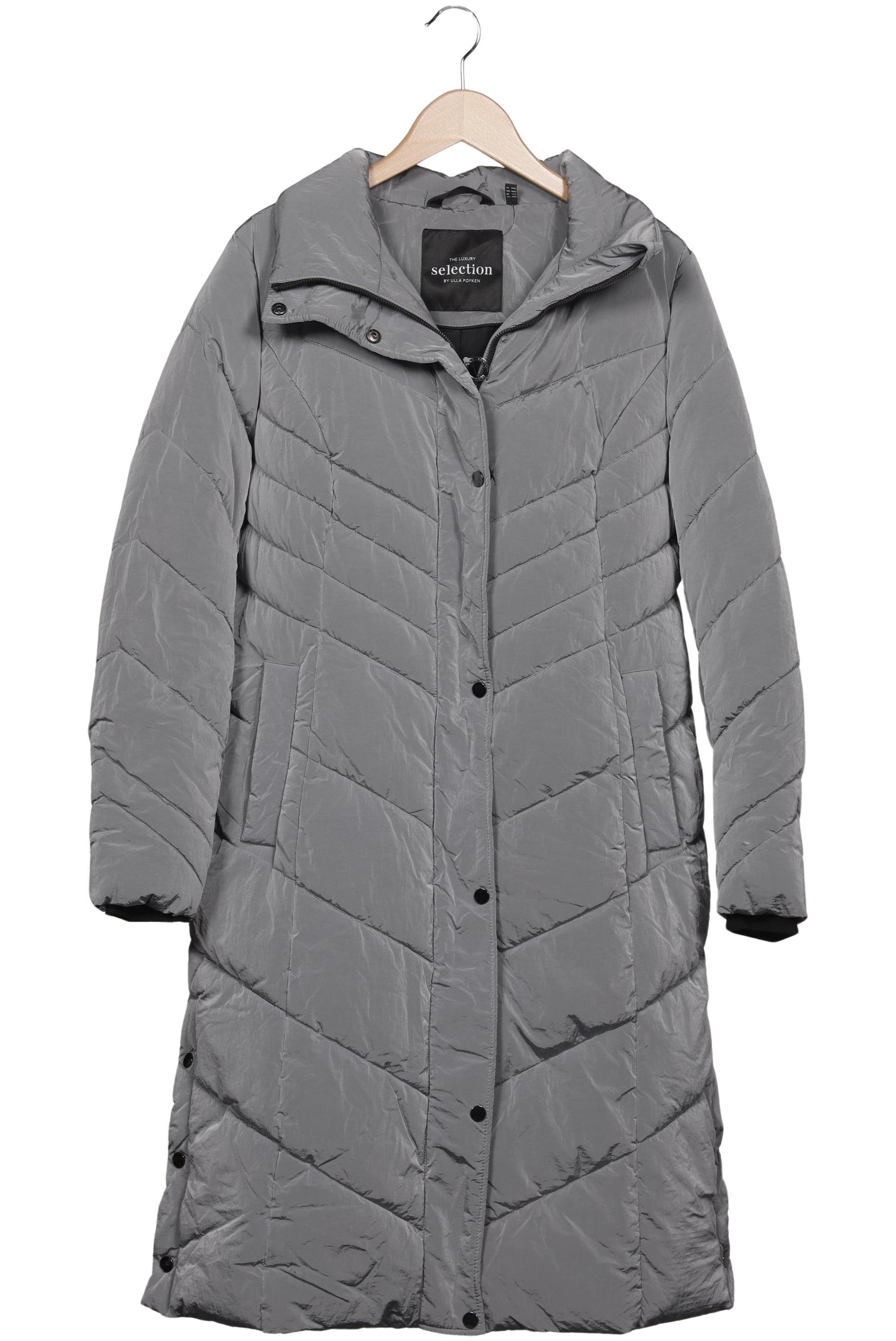 

Selection by Ulla Popken Damen Mantel, grau, Gr. 42