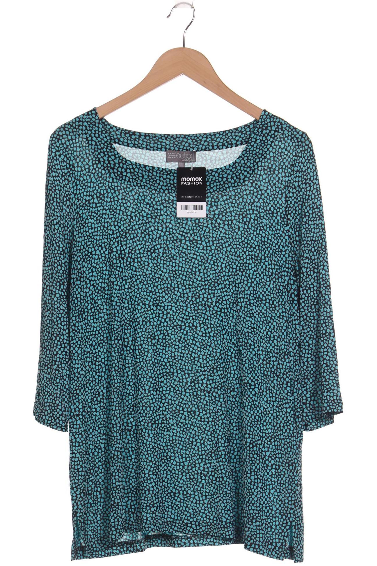 

Selection by Ulla Popken Damen Langarmshirt, türkis, Gr. 42