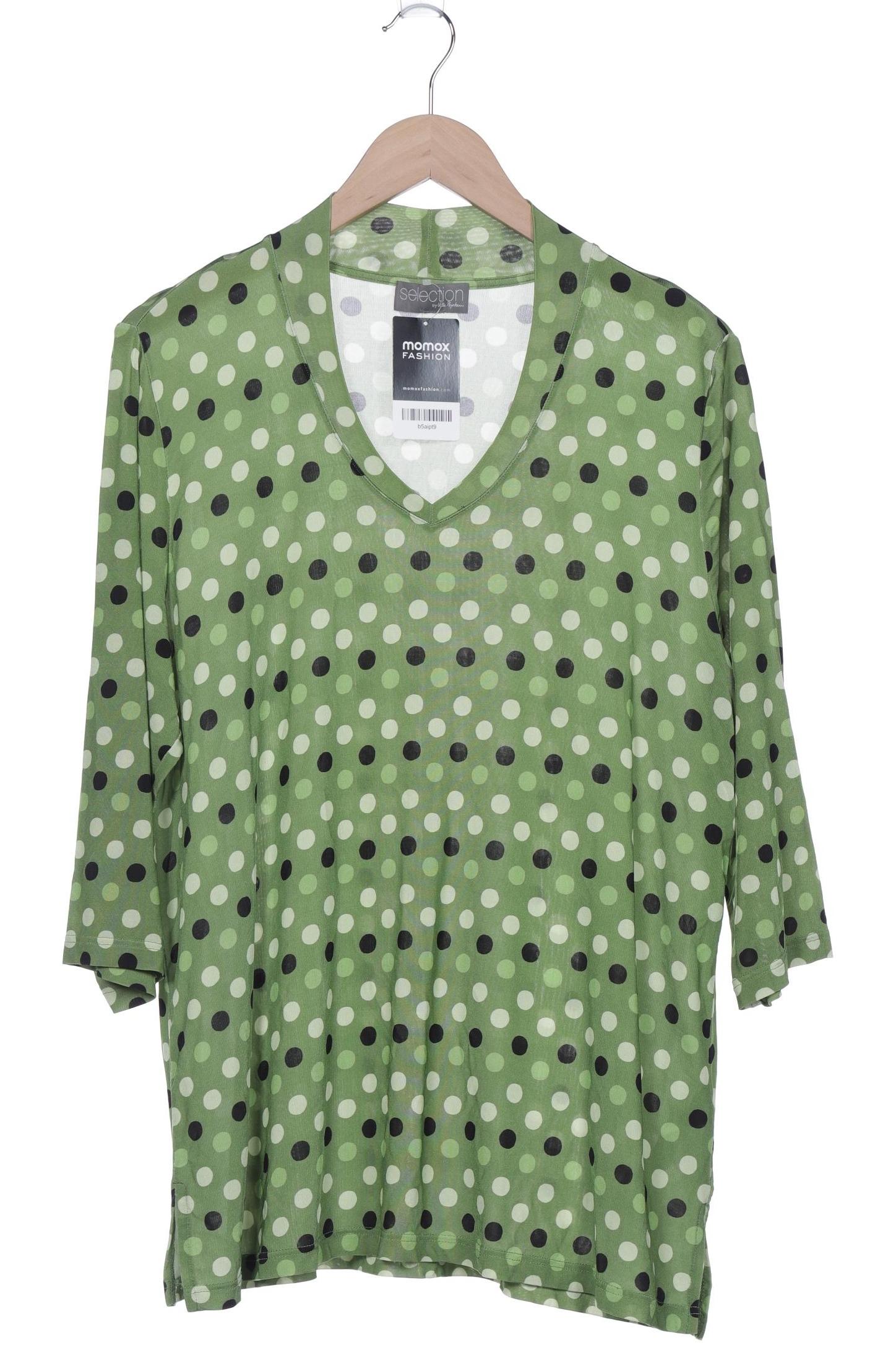 

Selection by Ulla Popken Damen Langarmshirt, grün, Gr. 44