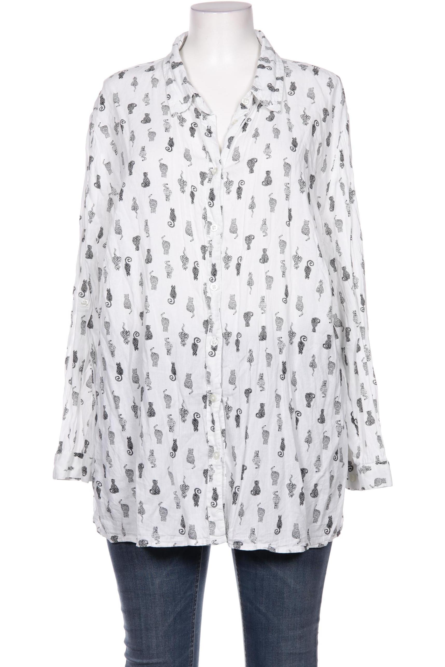 

Selection by Ulla Popken Damen Bluse, weiß, Gr. 50