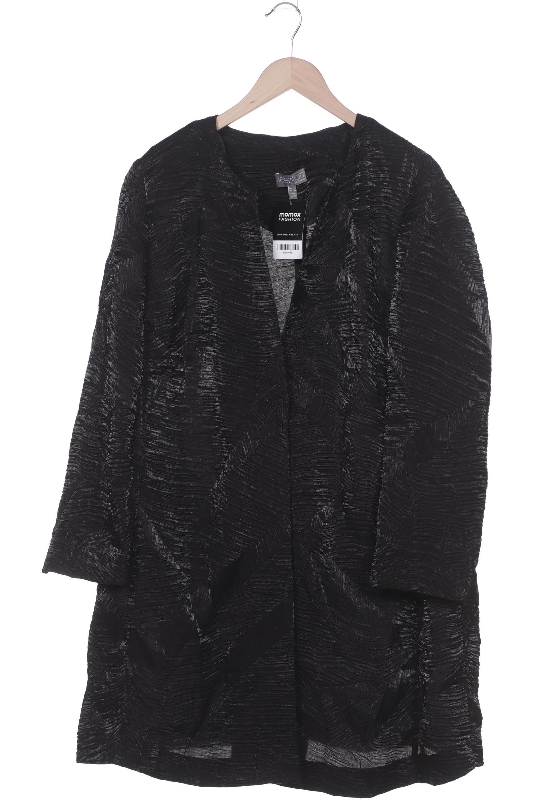 

Selection by Ulla Popken Damen Blazer, schwarz, Gr. 52