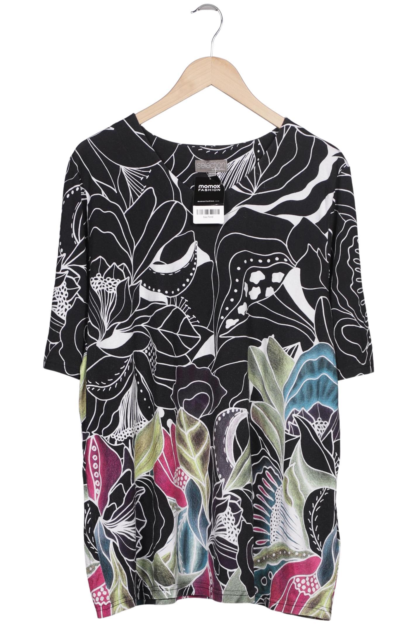

Selection by Ulla Popken Damen T-Shirt, schwarz, Gr. 50
