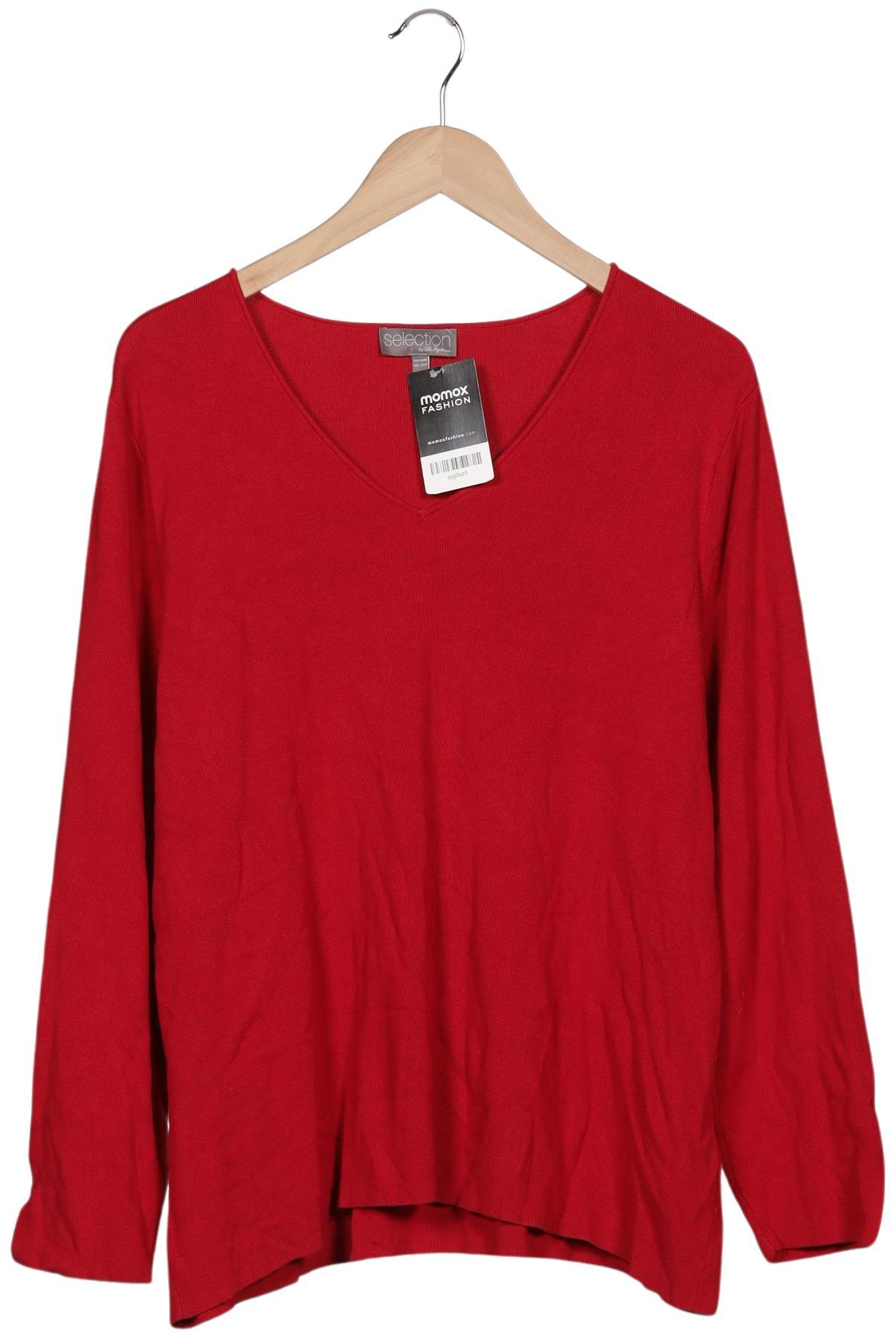 

Selection by Ulla Popken Damen Pullover, rot, Gr. 46