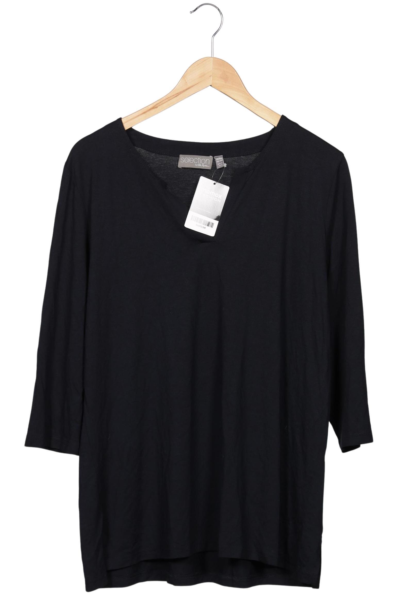 

Selection by Ulla Popken Damen Langarmshirt, marineblau, Gr. 42