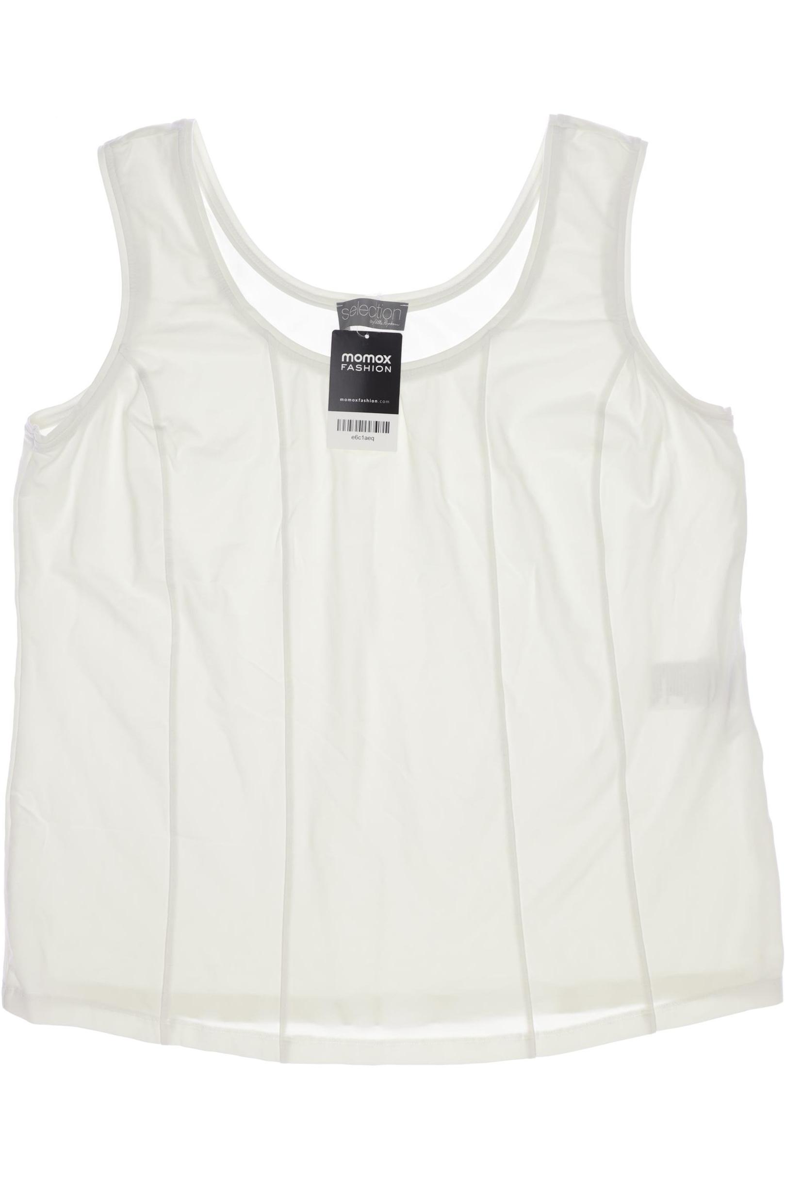 

Selection by Ulla Popken Damen Top, cremeweiß, Gr. 48