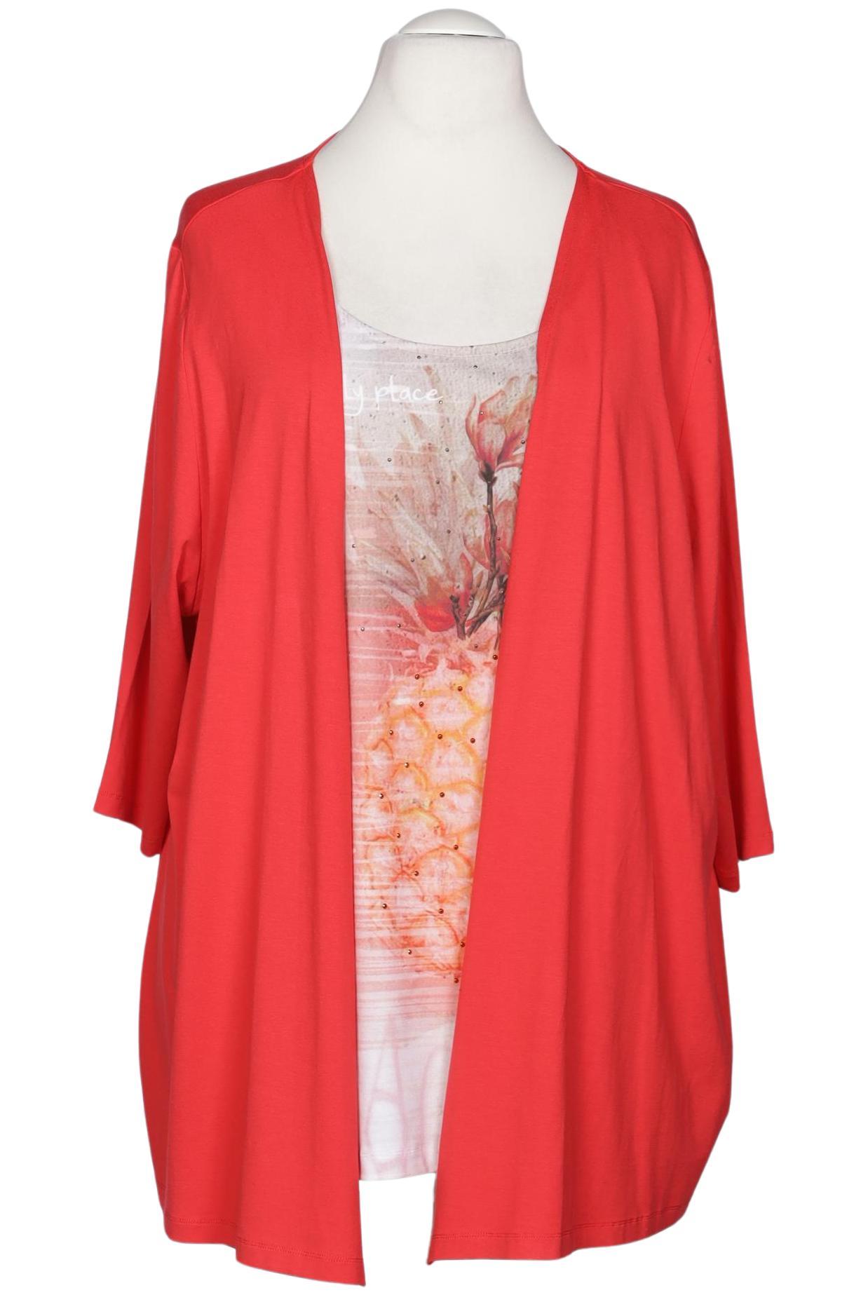 

Selection by Ulla Popken Damen Langarmshirt, rot, Gr. 54