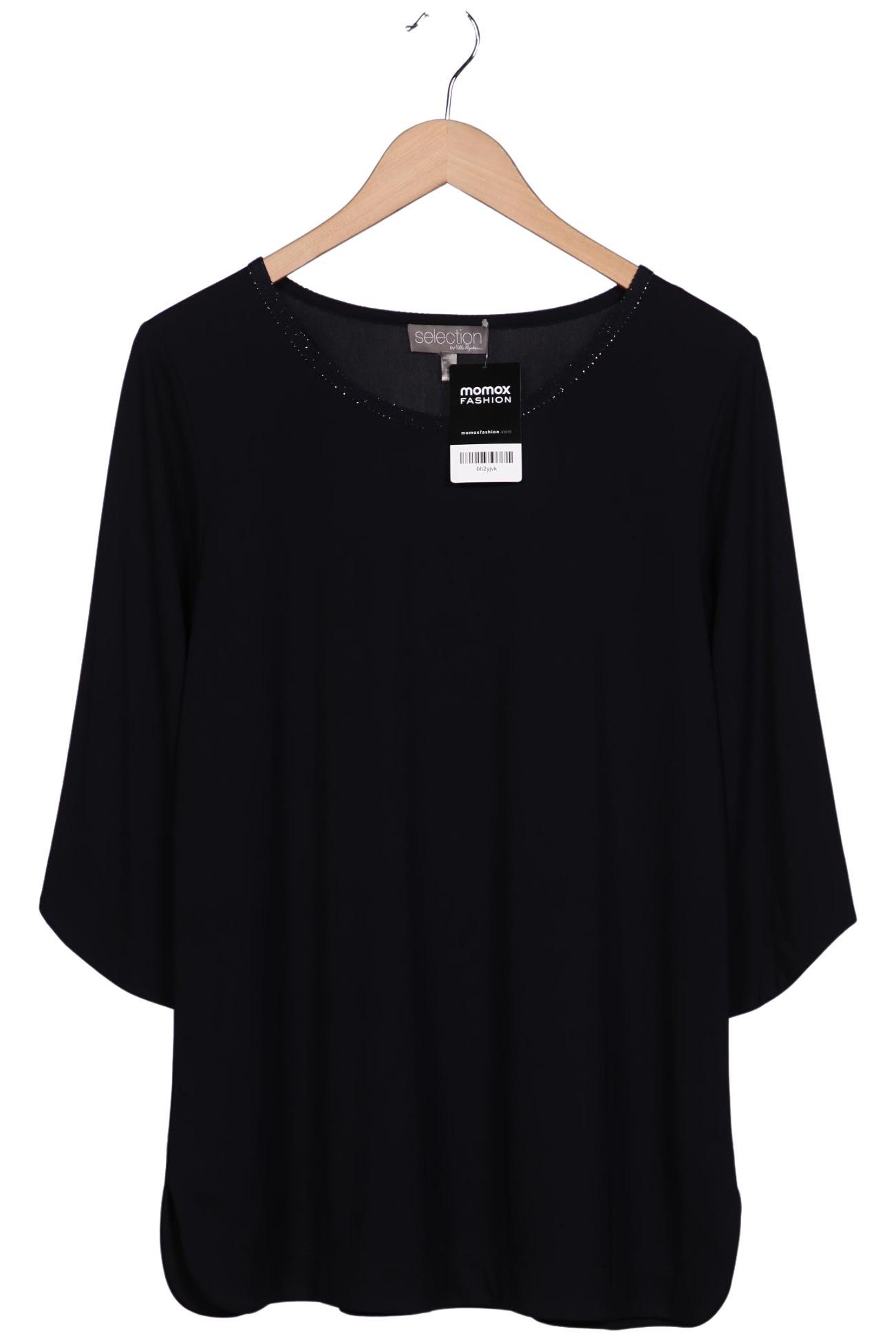 

Selection by Ulla Popken Damen Langarmshirt, marineblau, Gr. 42