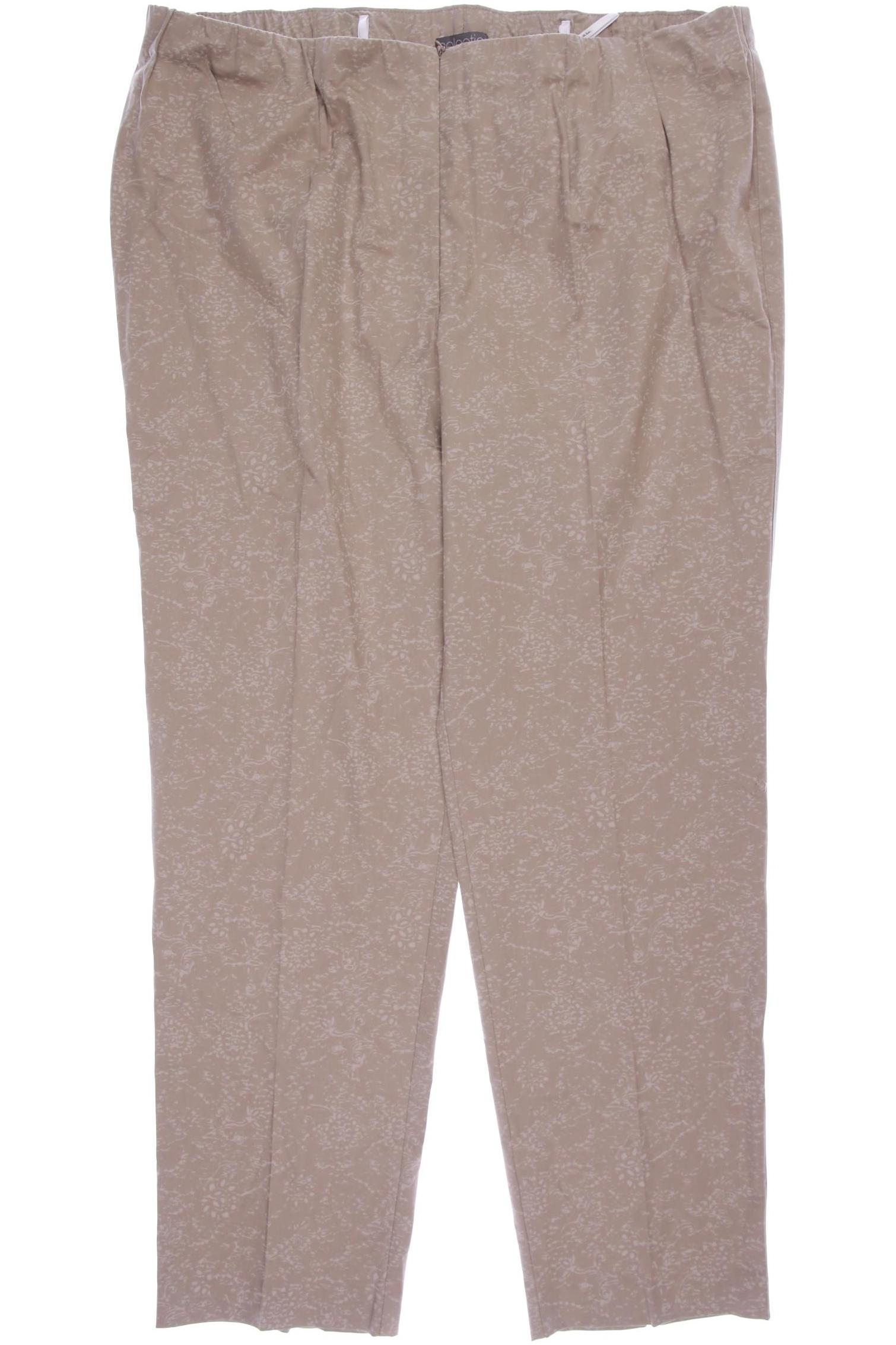 

Selection by Ulla Popken Damen Stoffhose, beige, Gr. 50