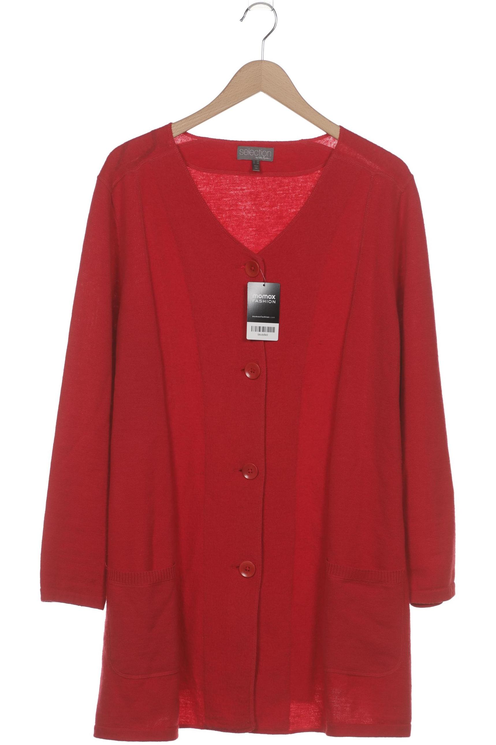 

Selection by Ulla Popken Damen Strickjacke, rot, Gr. 50