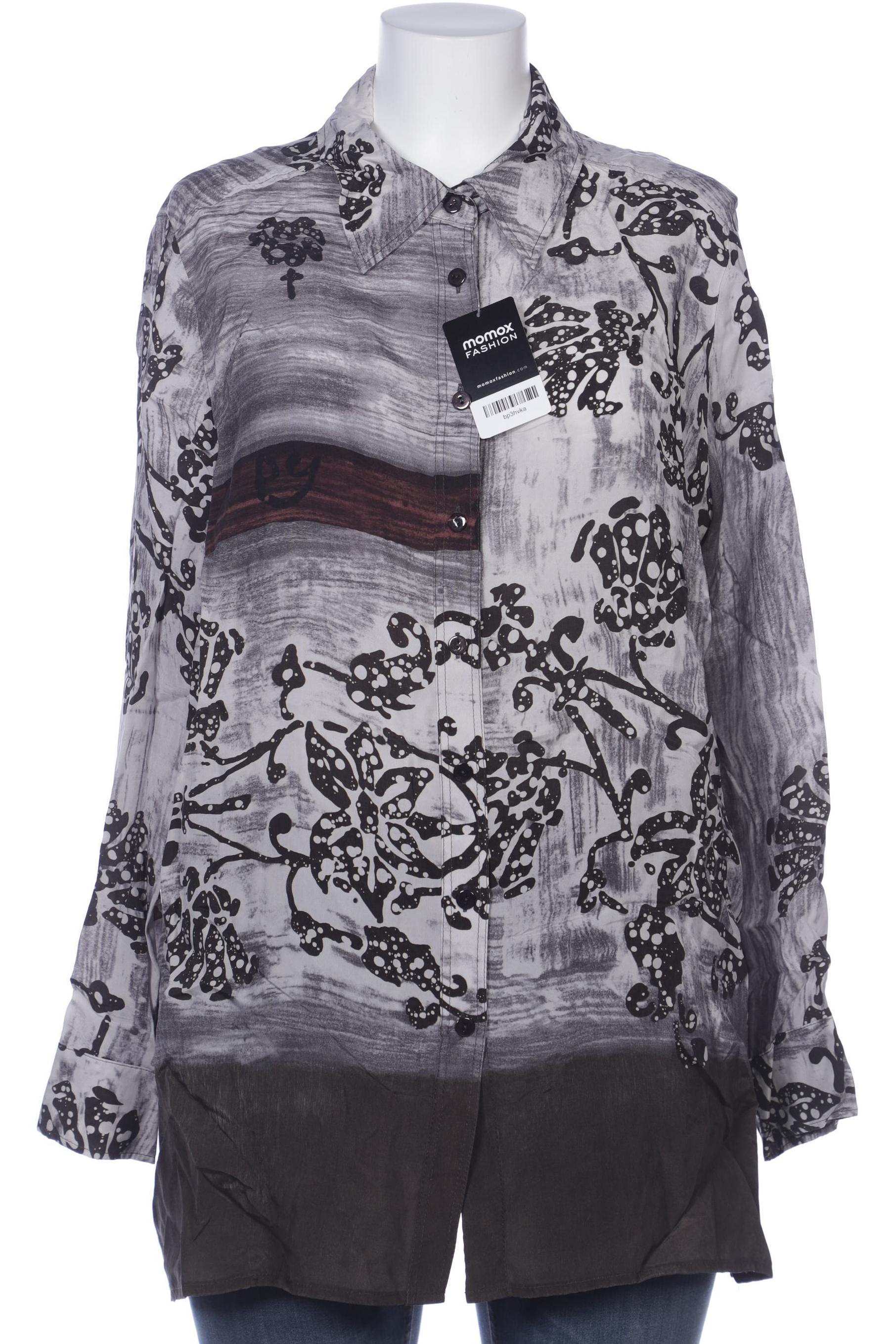 

Selection by Ulla Popken Damen Bluse, grau, Gr. 46