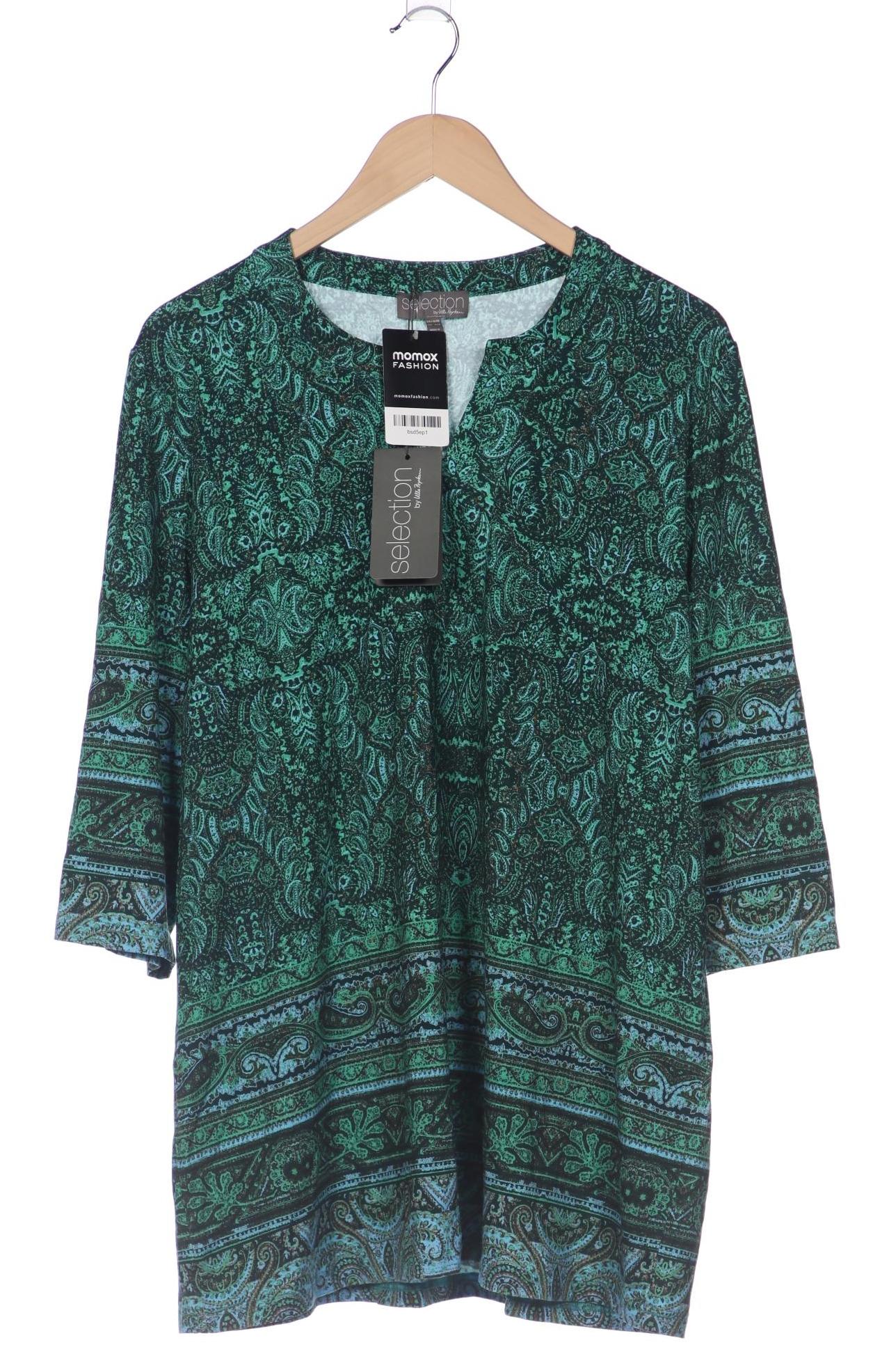 

Selection by Ulla Popken Damen Langarmshirt, grün, Gr. 46