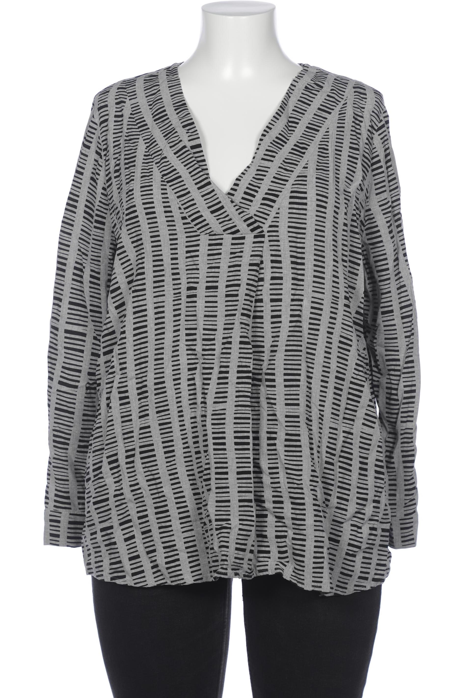 

Selection by Ulla Popken Damen Bluse, grau, Gr. 46