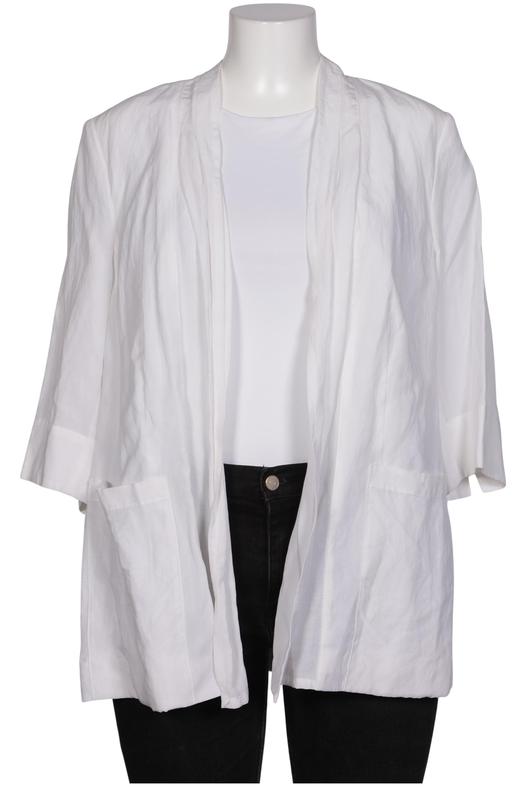 

Selection by Ulla Popken Damen Blazer, weiß, Gr. 46