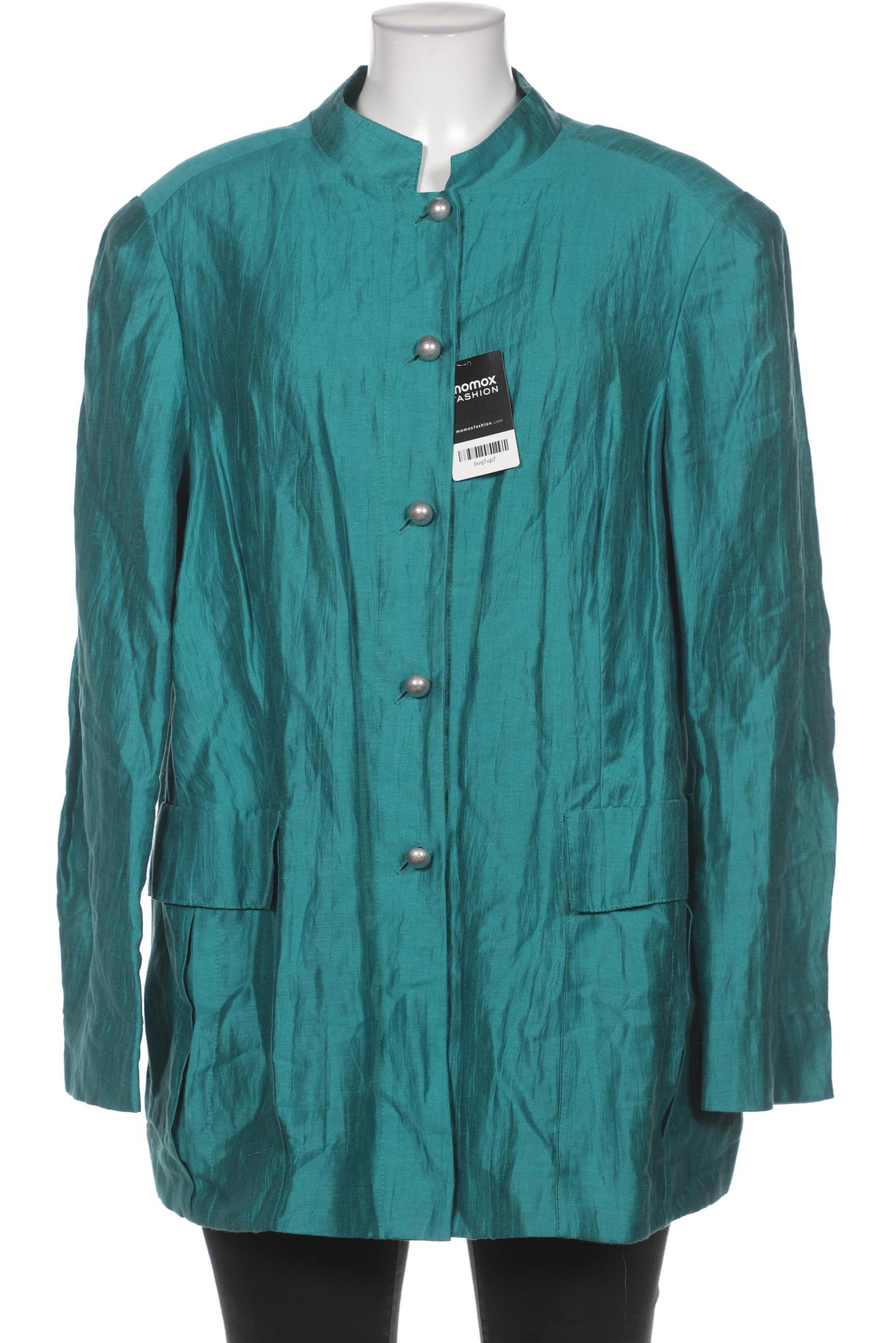 

Selection by Ulla Popken Damen Blazer, türkis, Gr. 52