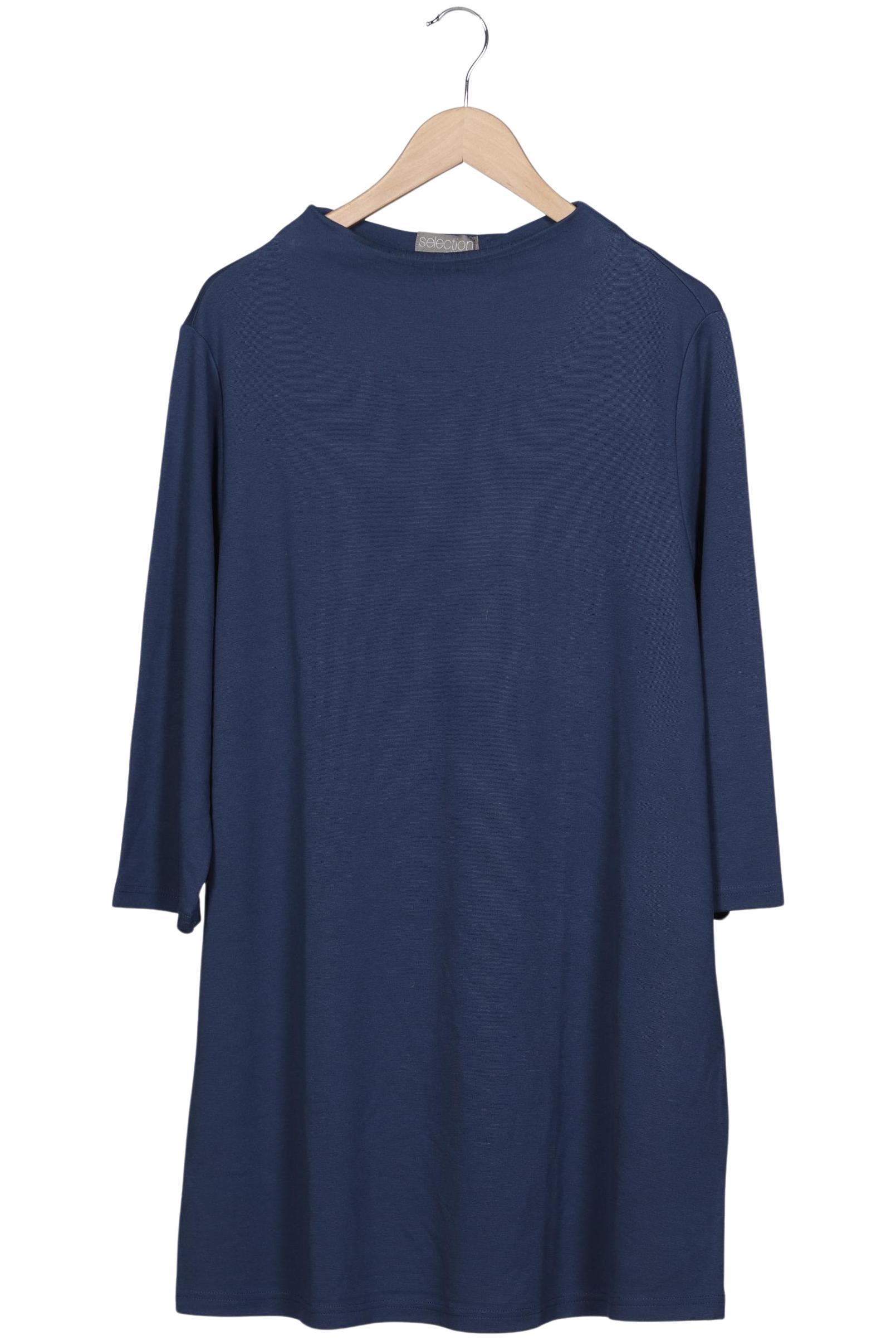 

Selection by Ulla Popken Damen Langarmshirt, blau, Gr. 46