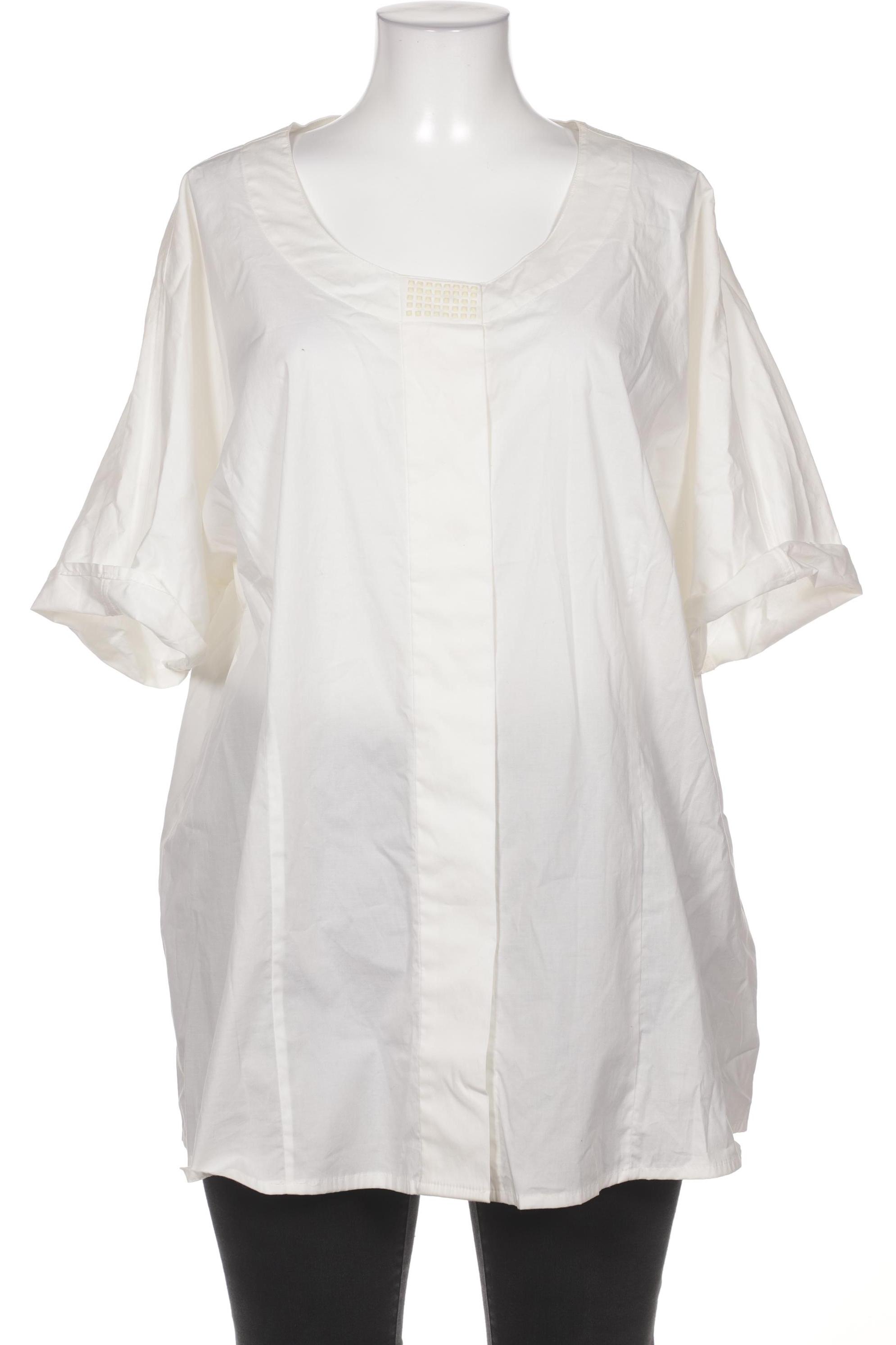 

Selection by Ulla Popken Damen Bluse, weiß, Gr. 50