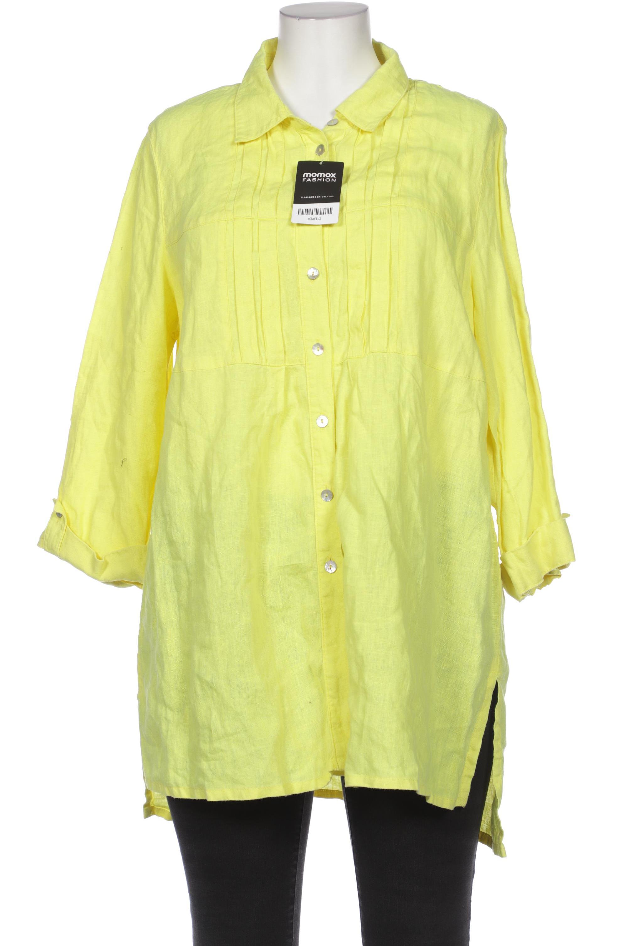 

Selection by Ulla Popken Damen Bluse, gelb, Gr. 46