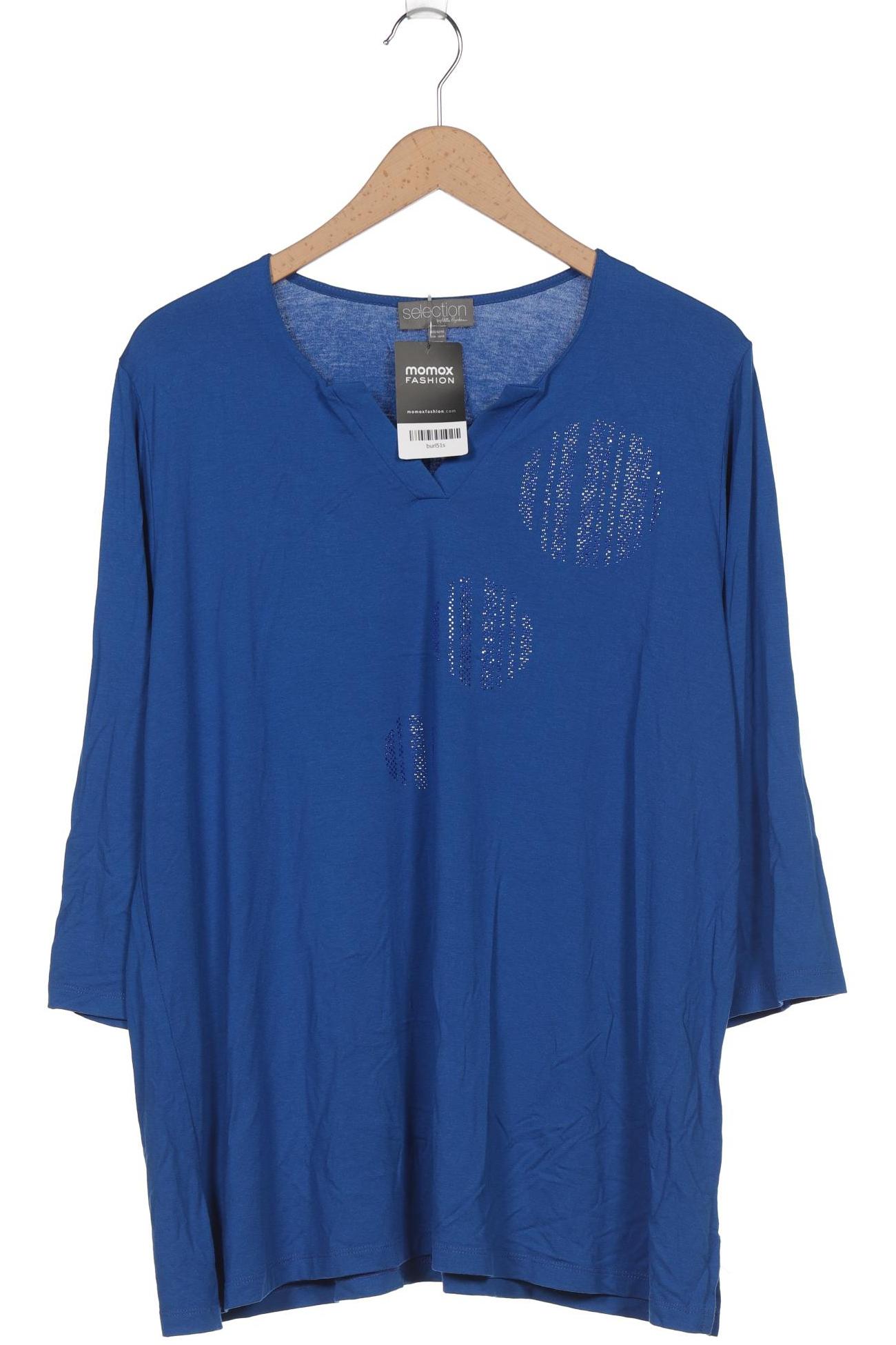 

Selection by Ulla Popken Damen Langarmshirt, blau