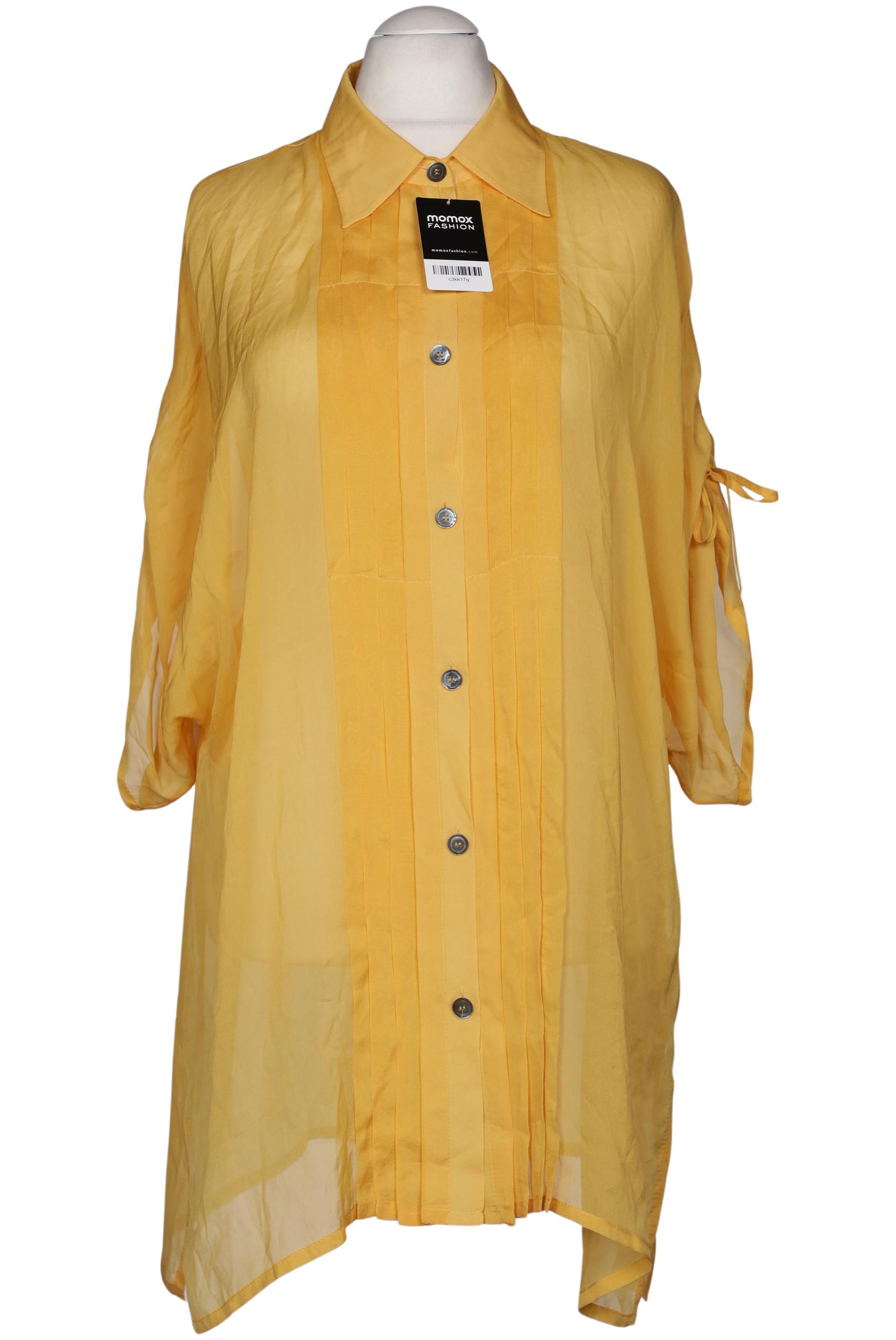 

Selection by Ulla Popken Damen Bluse, gelb, Gr. 52