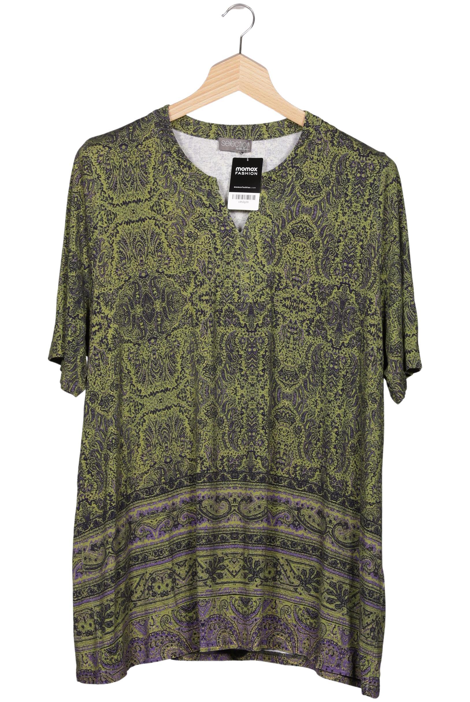 

Selection by Ulla Popken Damen T-Shirt, grün, Gr. 48