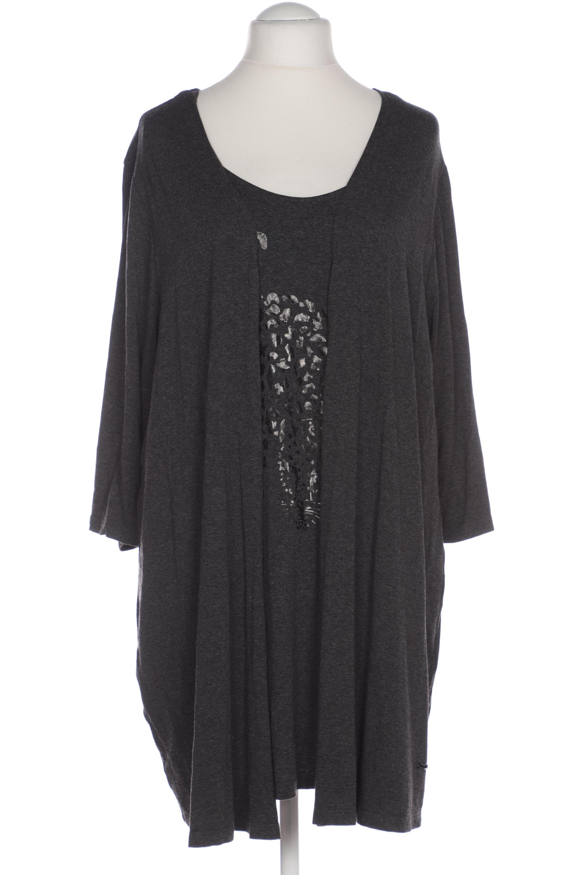 

Selection by Ulla Popken Damen Langarmshirt, grau, Gr. 54