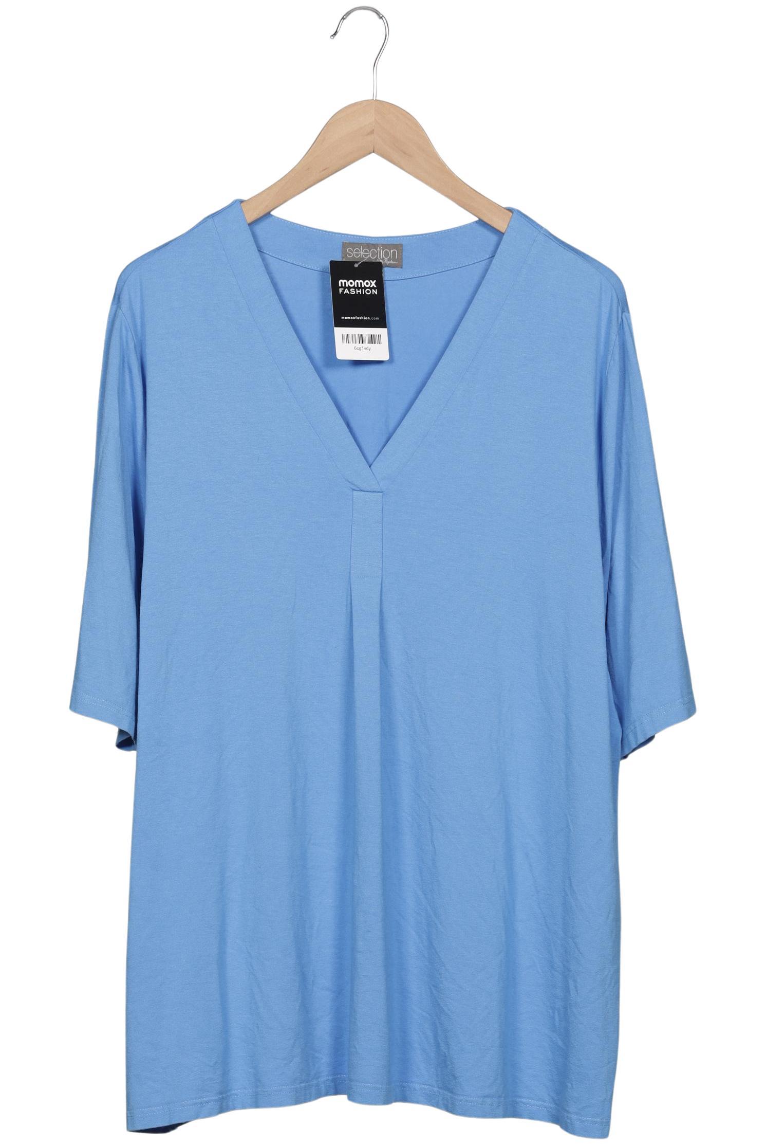 

Selection by Ulla Popken Damen T-Shirt, hellblau, Gr. 50