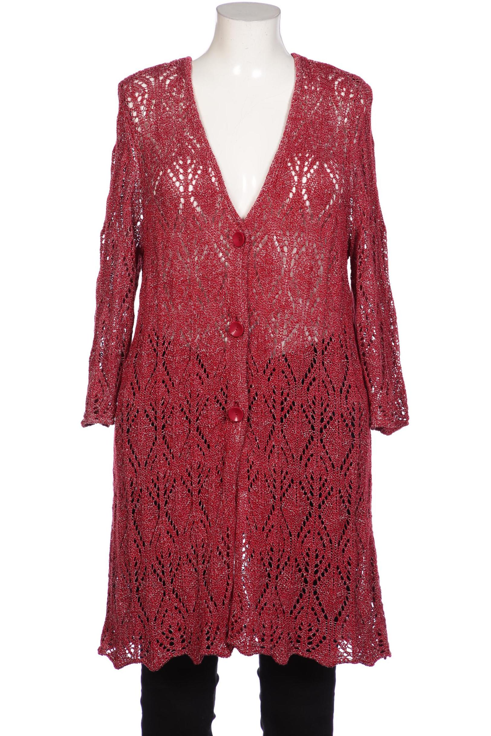 

Selection by Ulla Popken Damen Strickjacke, rot, Gr. 44