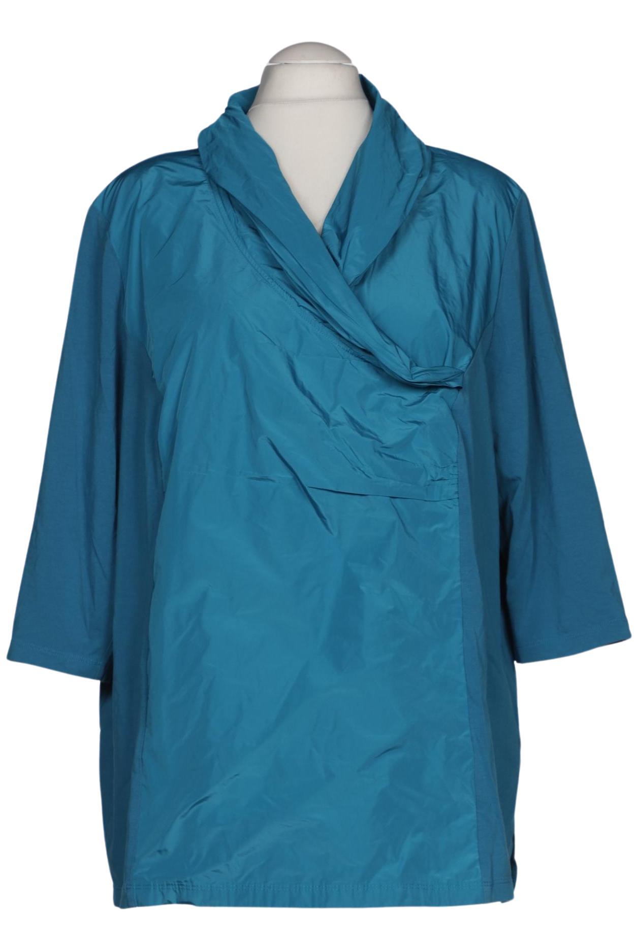 

Selection by Ulla Popken Damen Bluse, türkis, Gr. 54