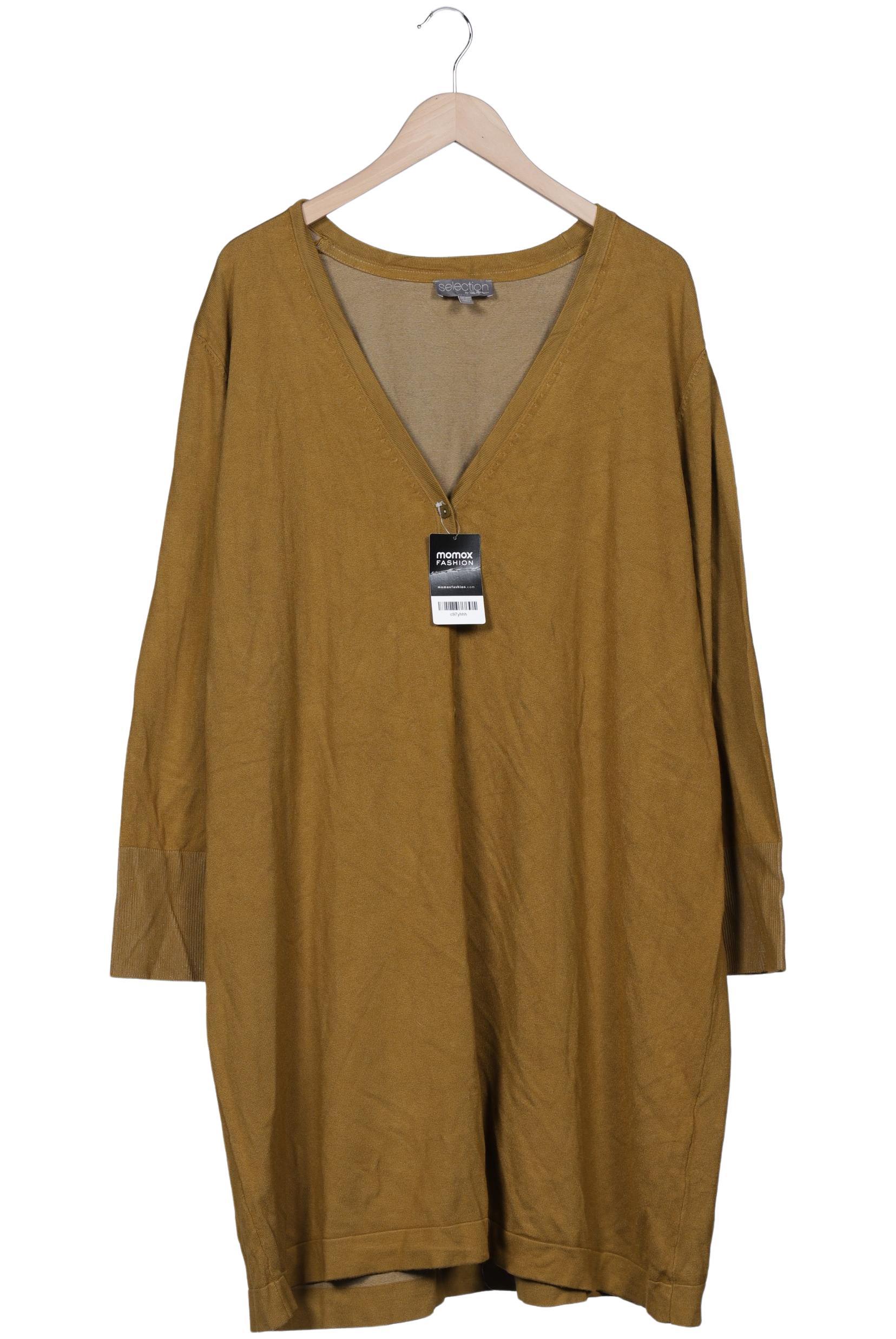 

Selection by Ulla Popken Damen Strickjacke, grün, Gr. 50