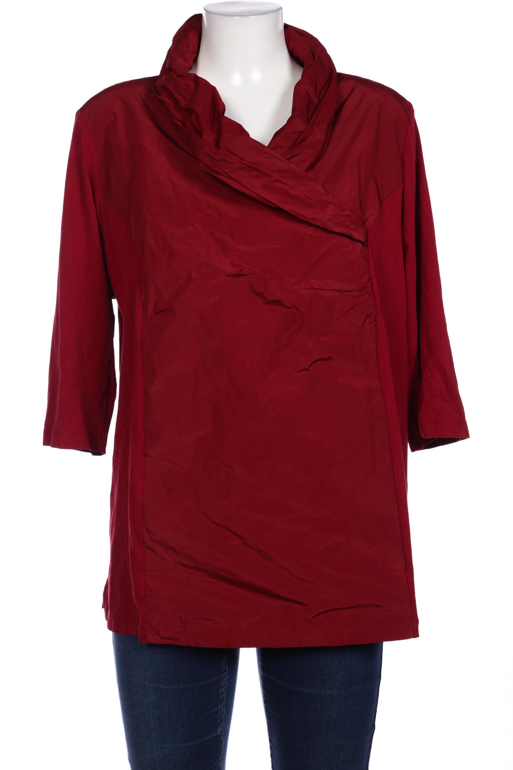 

Selection by Ulla Popken Damen Bluse, bordeaux, Gr. 50