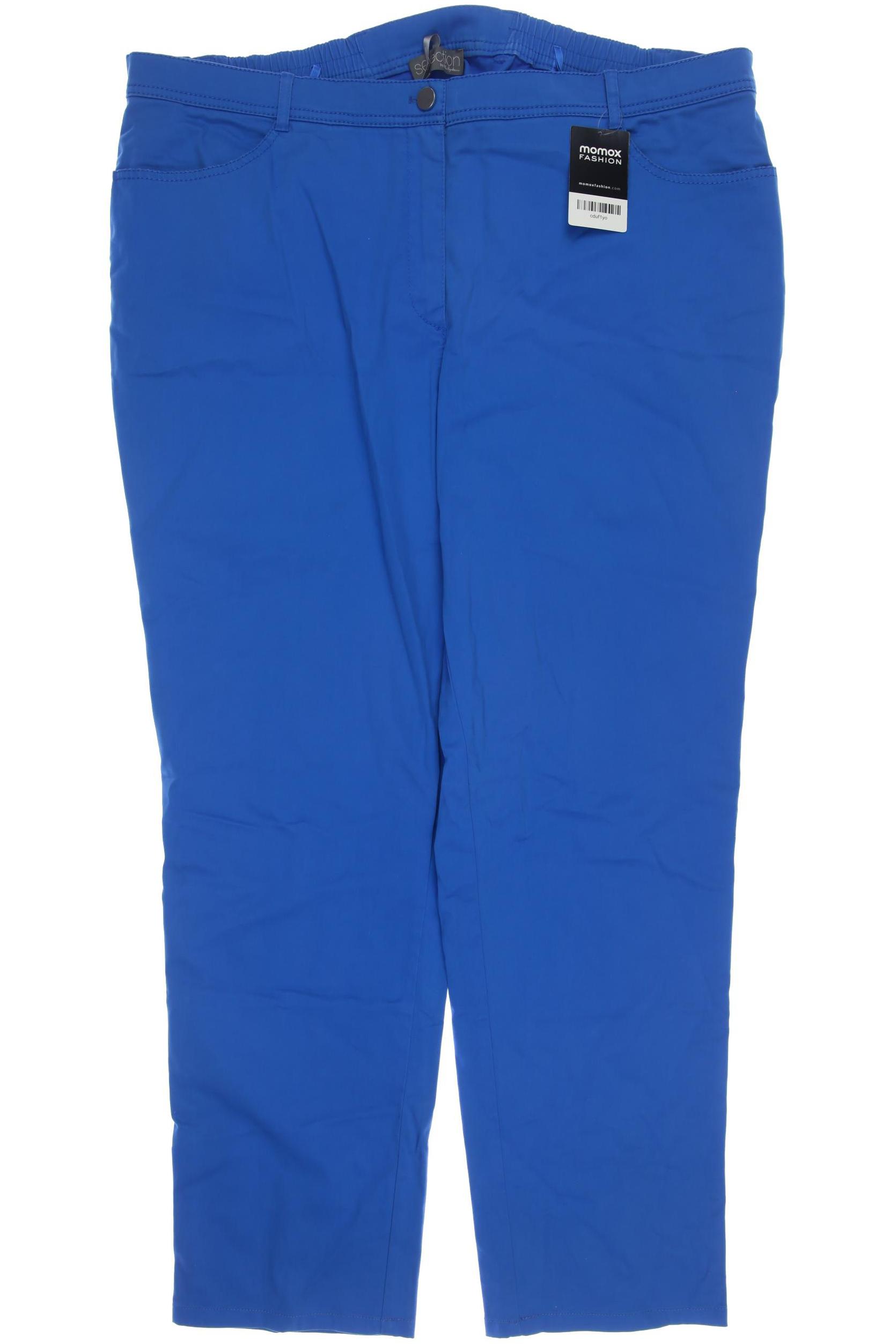 

Selection by Ulla Popken Damen Stoffhose, blau, Gr. 52