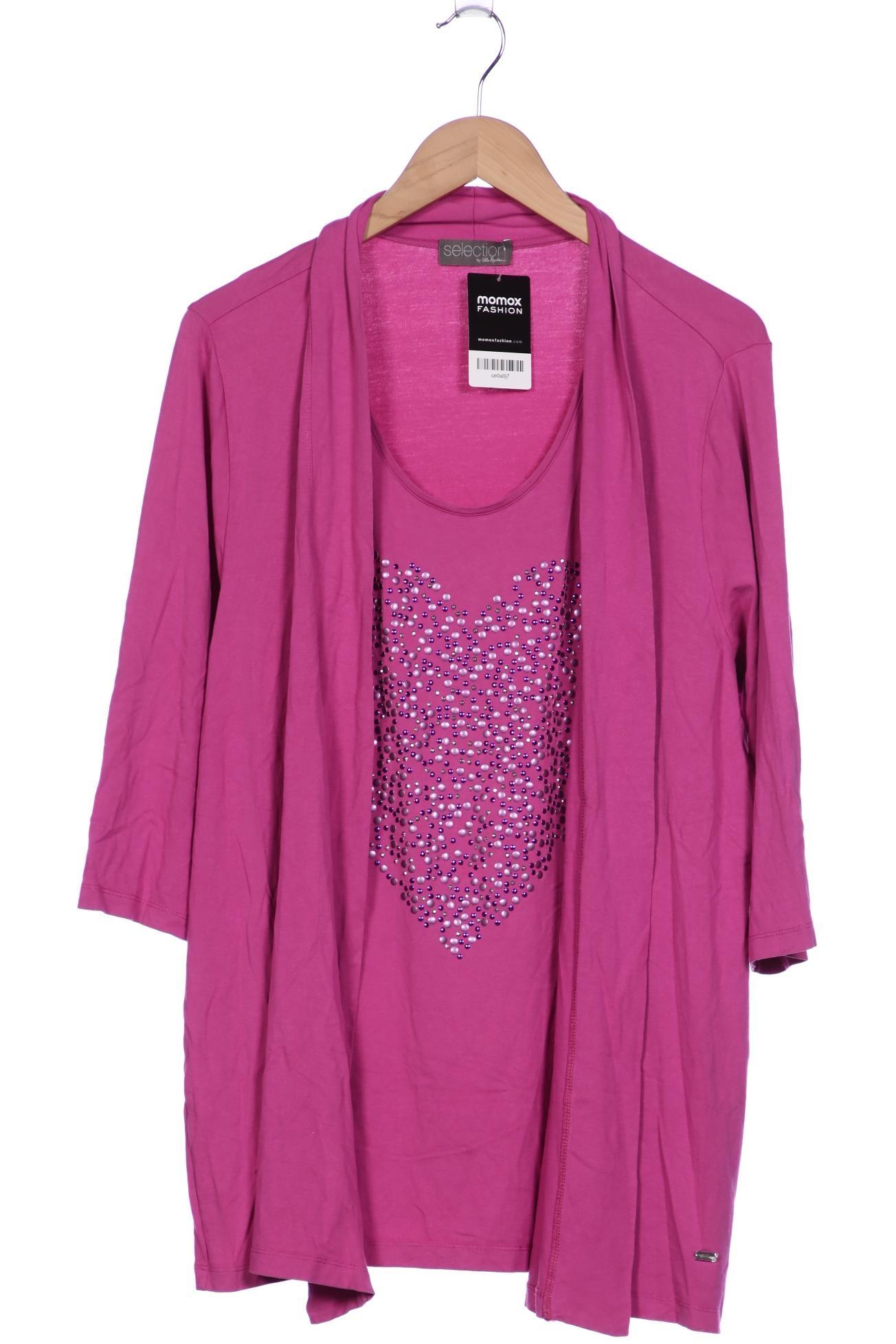 

Selection by Ulla Popken Damen Strickjacke, pink, Gr. 46