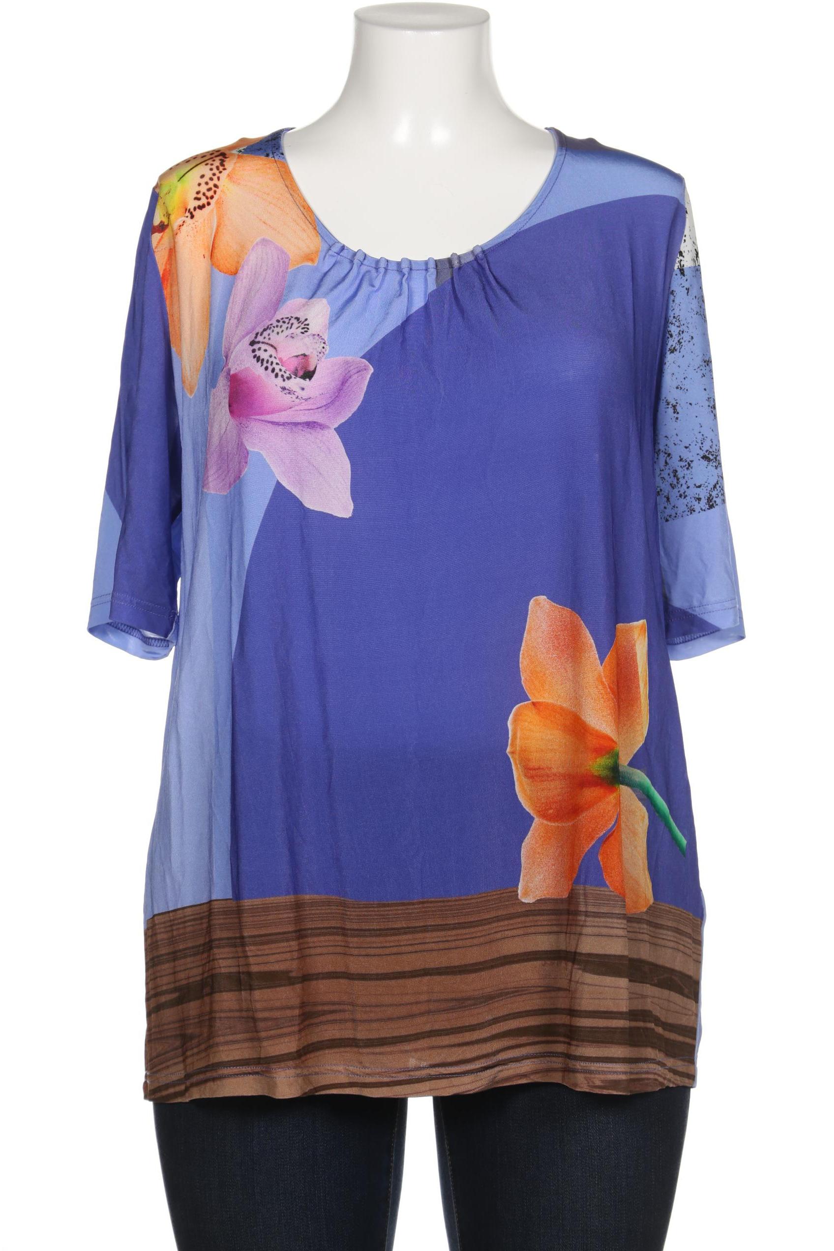 

Selection by Ulla Popken Damen Bluse, blau, Gr. 42