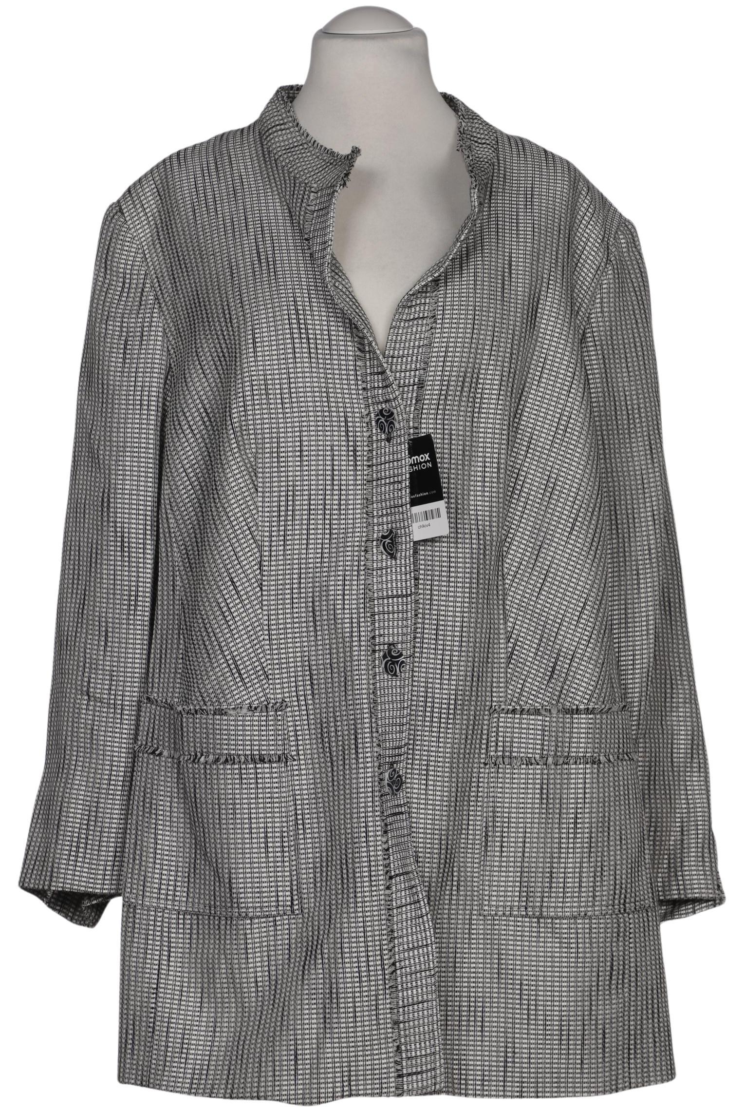 

Selection by Ulla Popken Damen Blazer, grau, Gr. 56