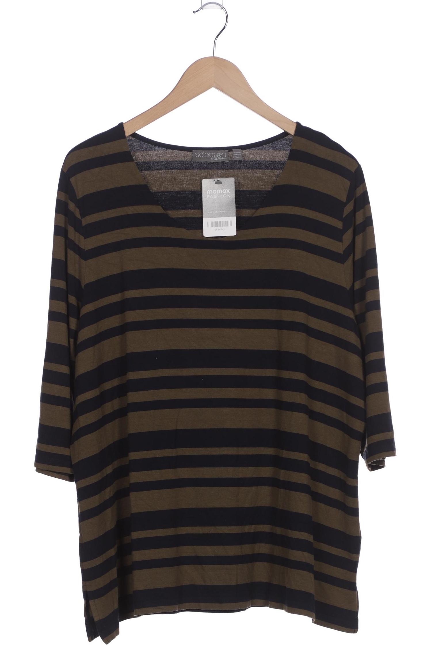 

Selection by Ulla Popken Damen Langarmshirt, grün, Gr. 50