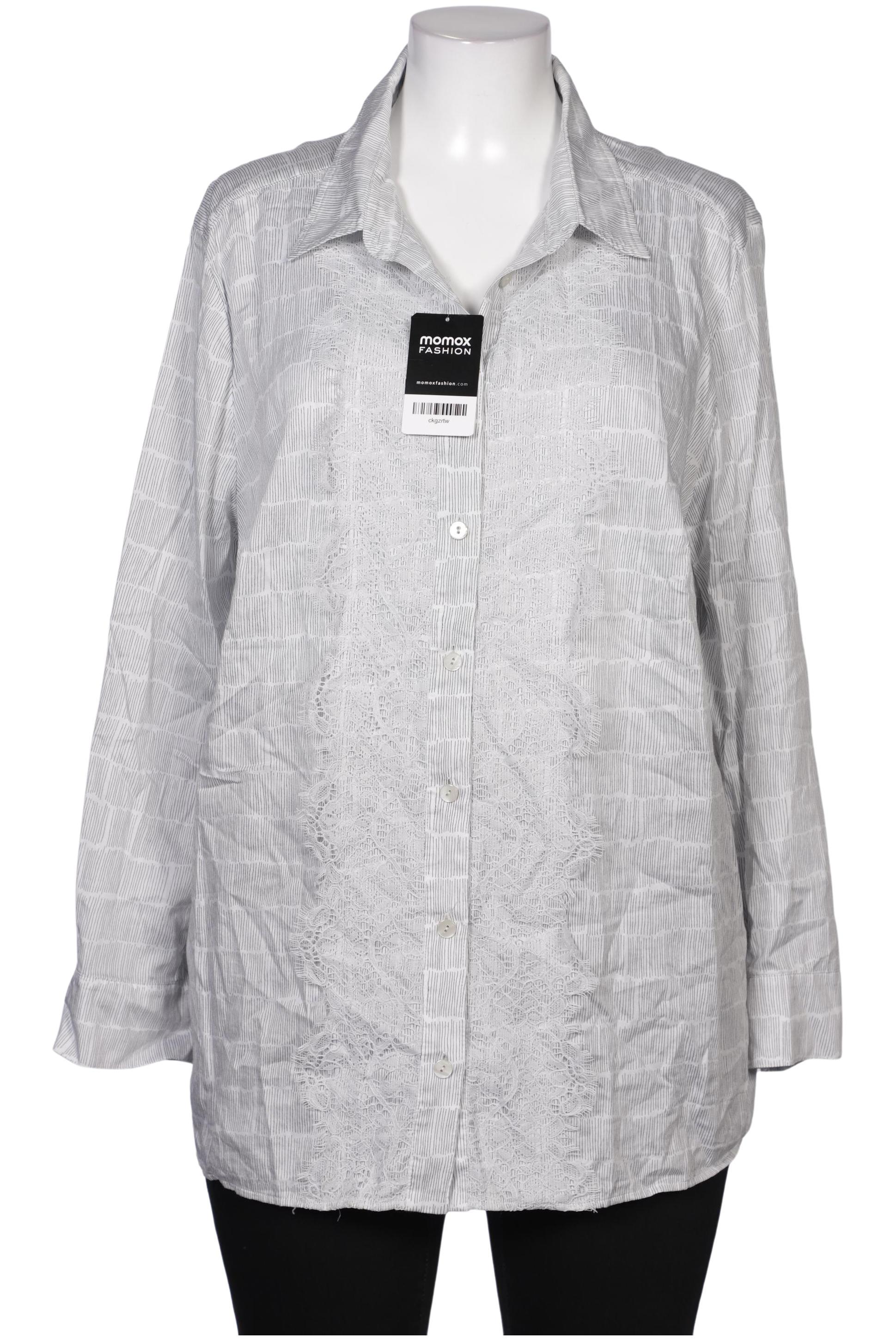 

Selection by Ulla Popken Damen Bluse, grau, Gr. 50