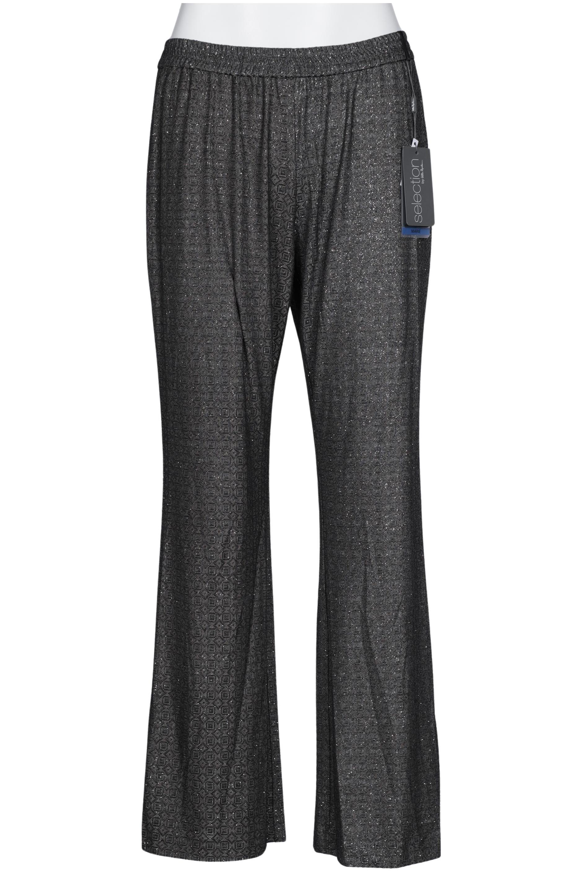 

Selection by Ulla Popken Damen Stoffhose, grau, Gr. 46