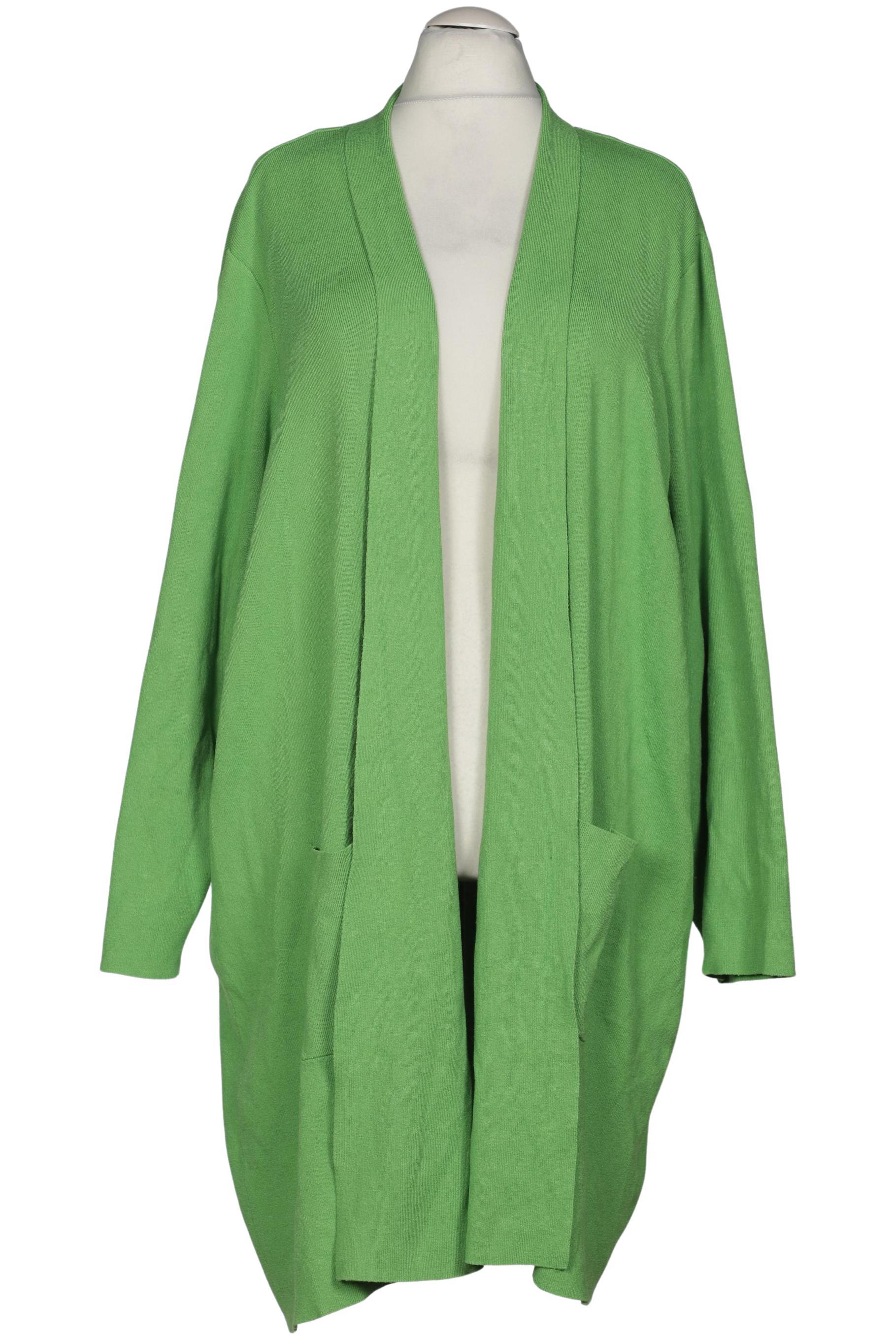 

Selection by Ulla Popken Damen Strickjacke, grün, Gr. 58